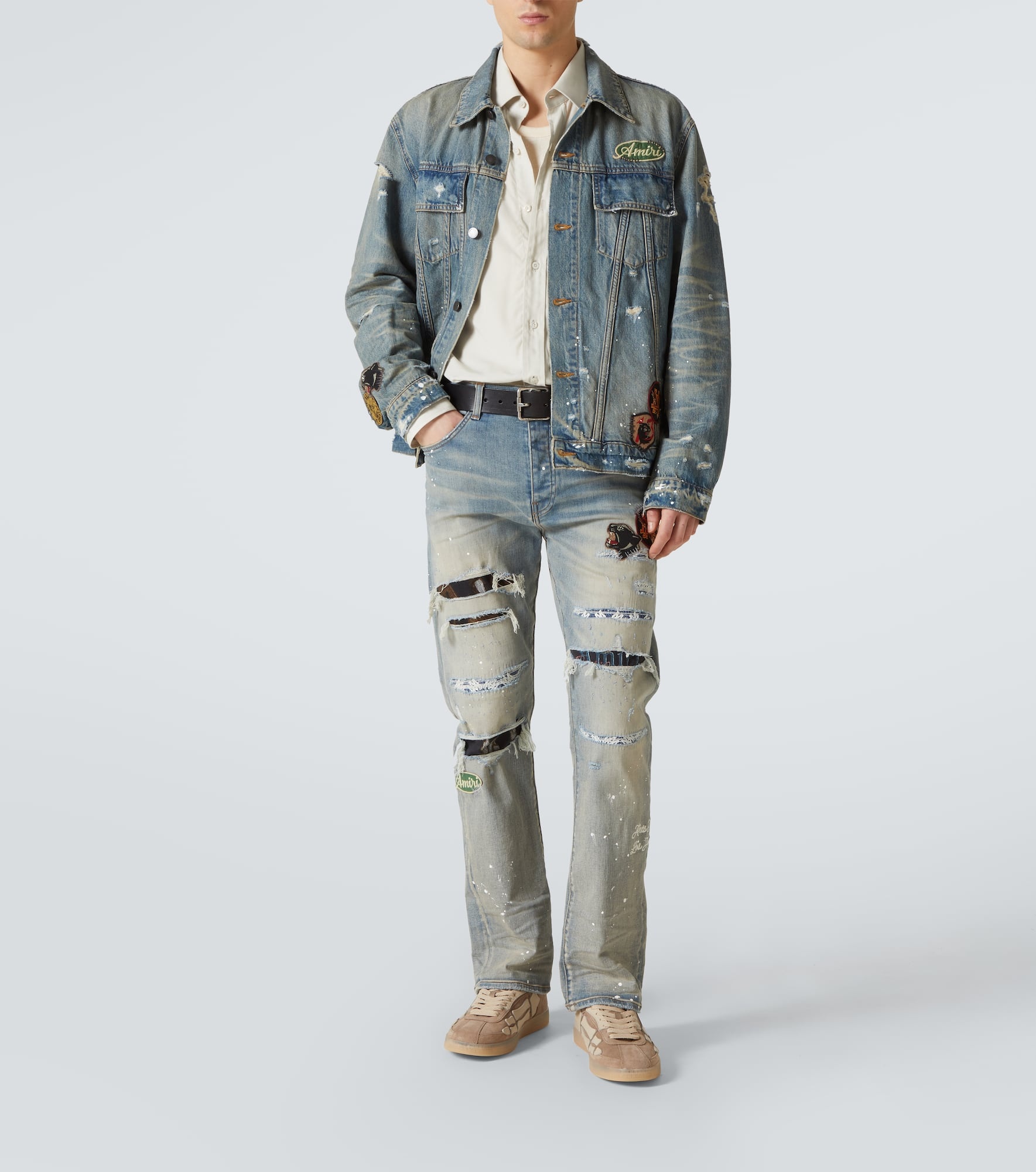 Vintage Pegasus distressed denim jacket - 2