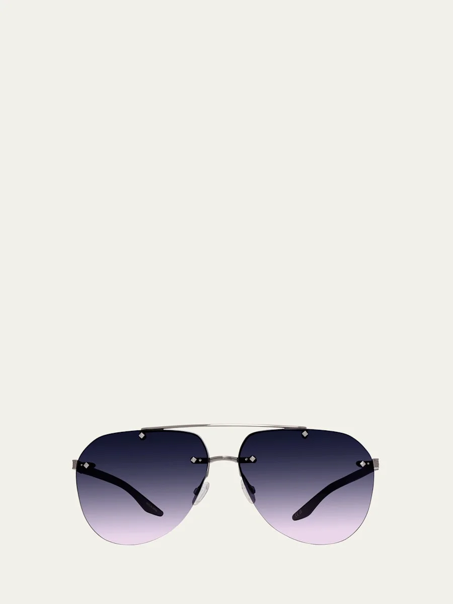 Jean Metal & Zyl Aviator Sunglasses - 1