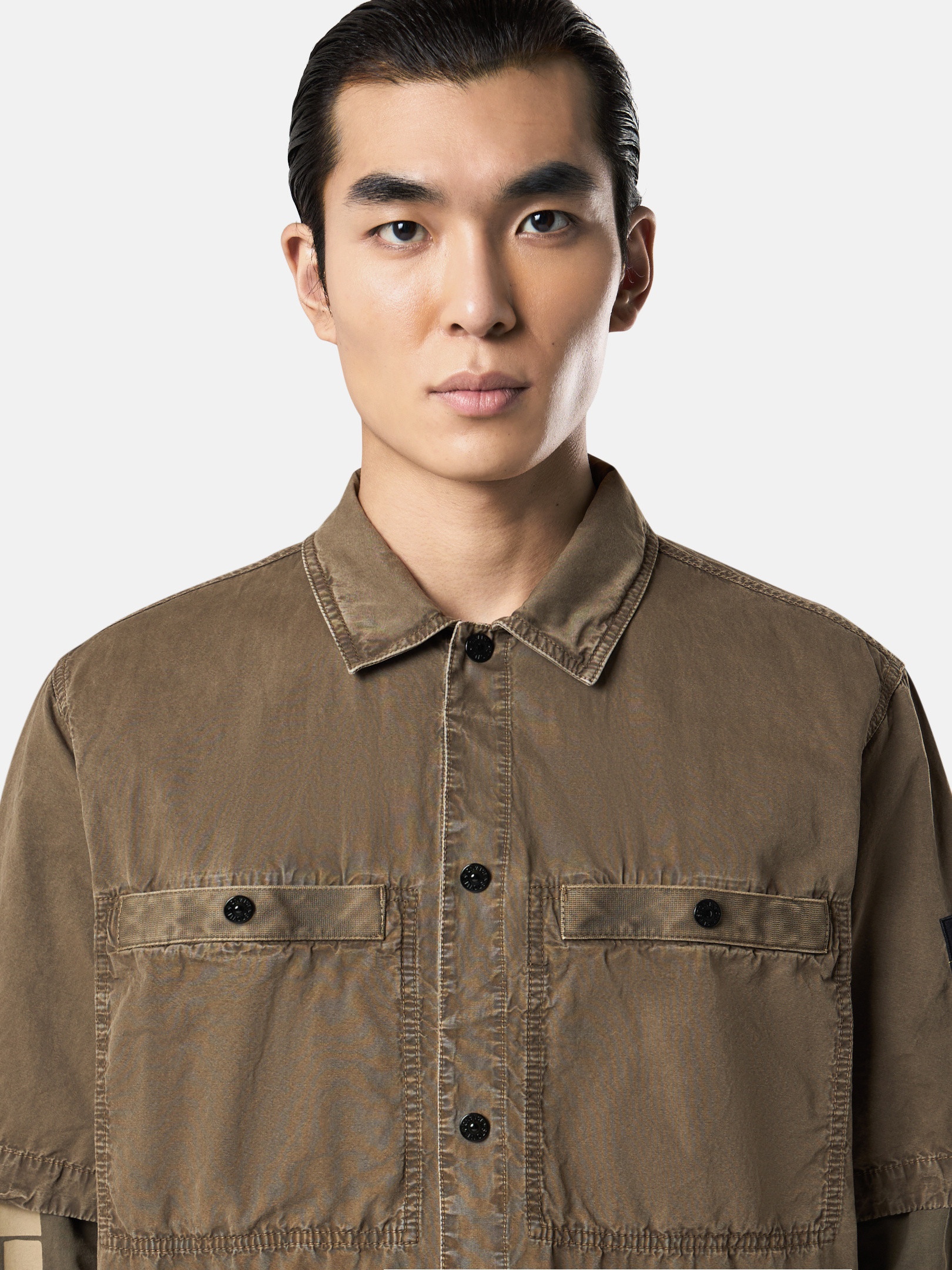1200029 BRUSHED ORGANIC COTTON CANVAS 'OLD' EFFECT - 4