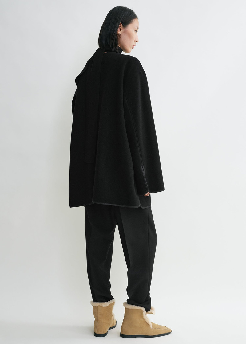Felted wool jacket black 4