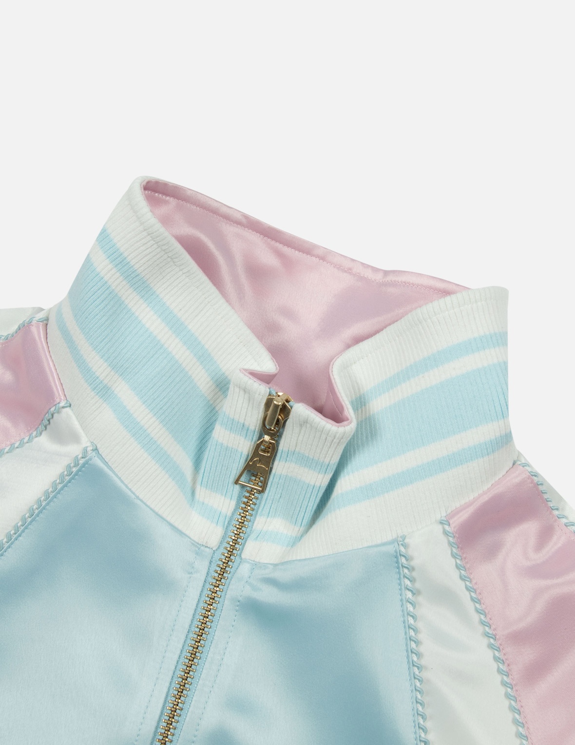 CRANES AND FLORAL EMBROIDERY FASHION FIT SOUVENIR JACKET - 9