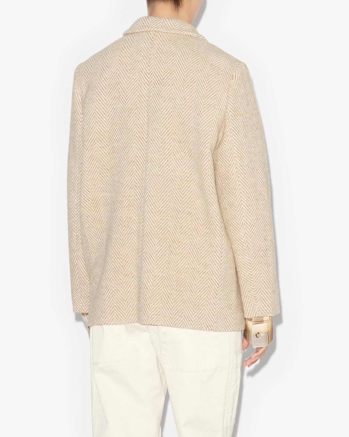CHARLYNE GRAPHIC WOOL JACKET - 5