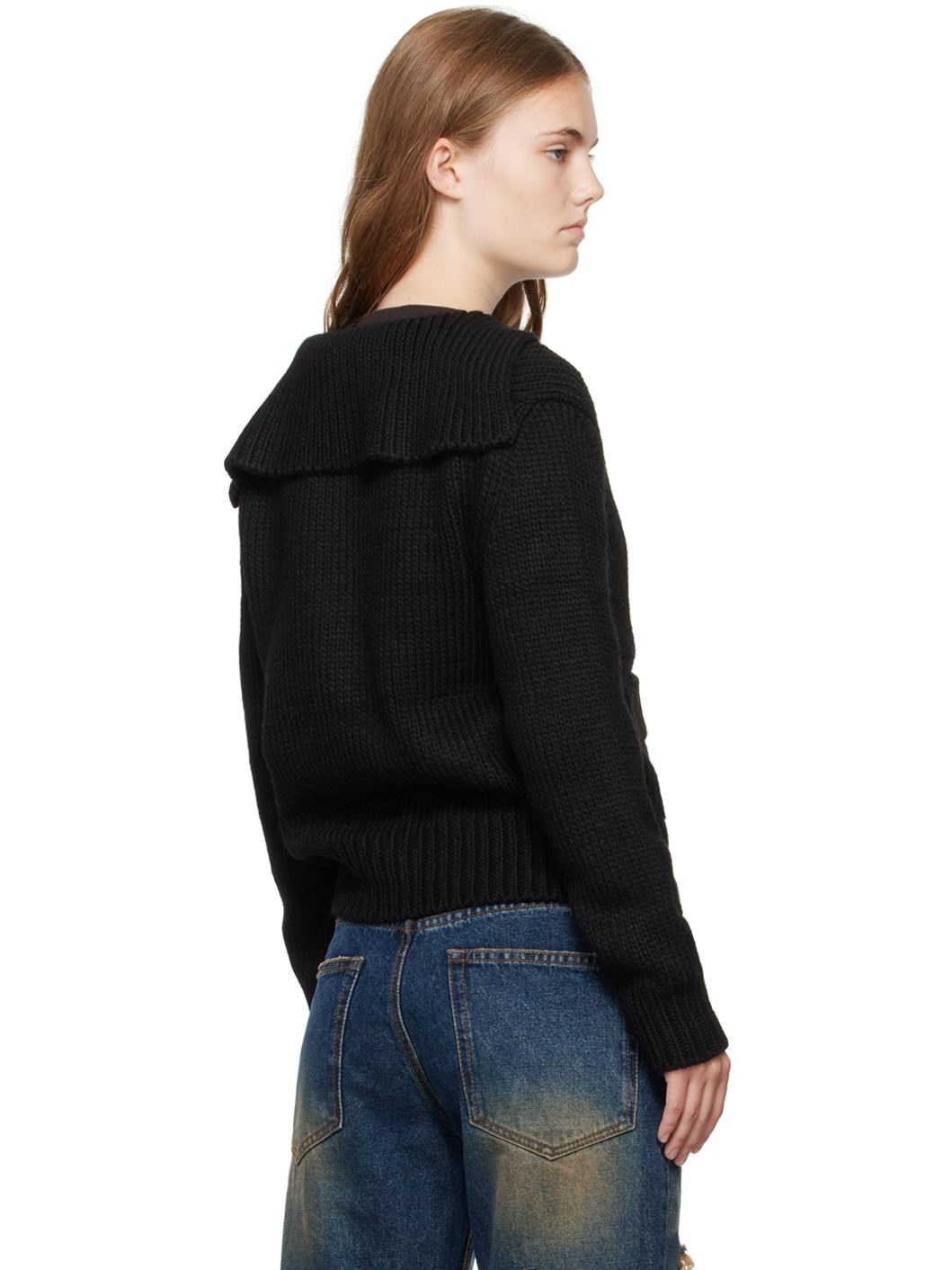 Black Sailor Cardigan - 3
