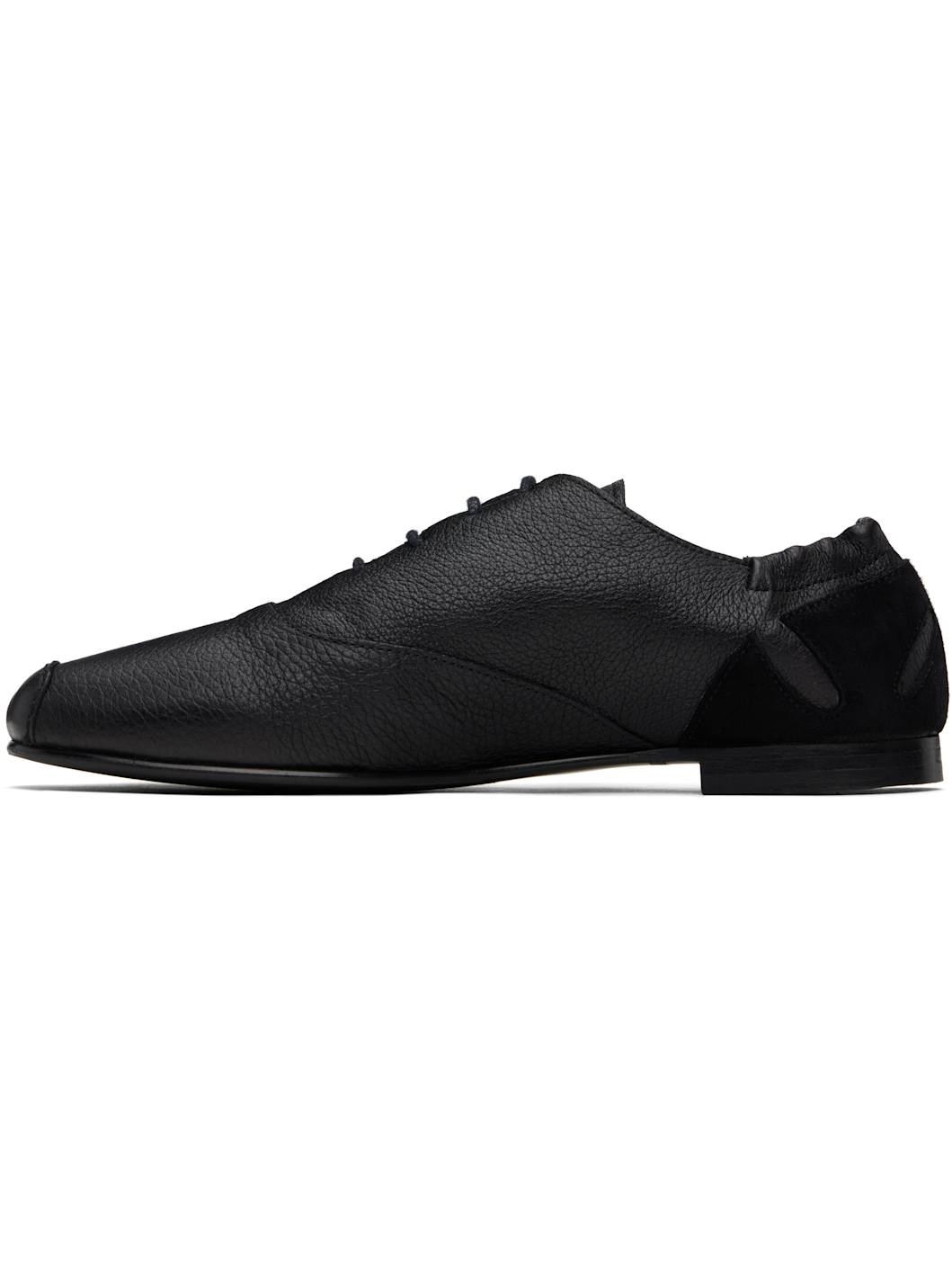 Black Slashed Dancer Oxfords - 3