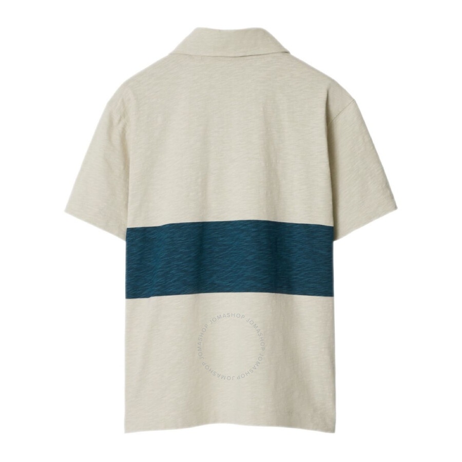 Burberry EKD Striped Cotton Polo Shirt - 2