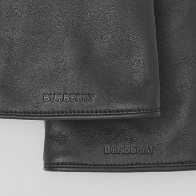 Burberry Cashmere-lined Lambskin Gloves outlook