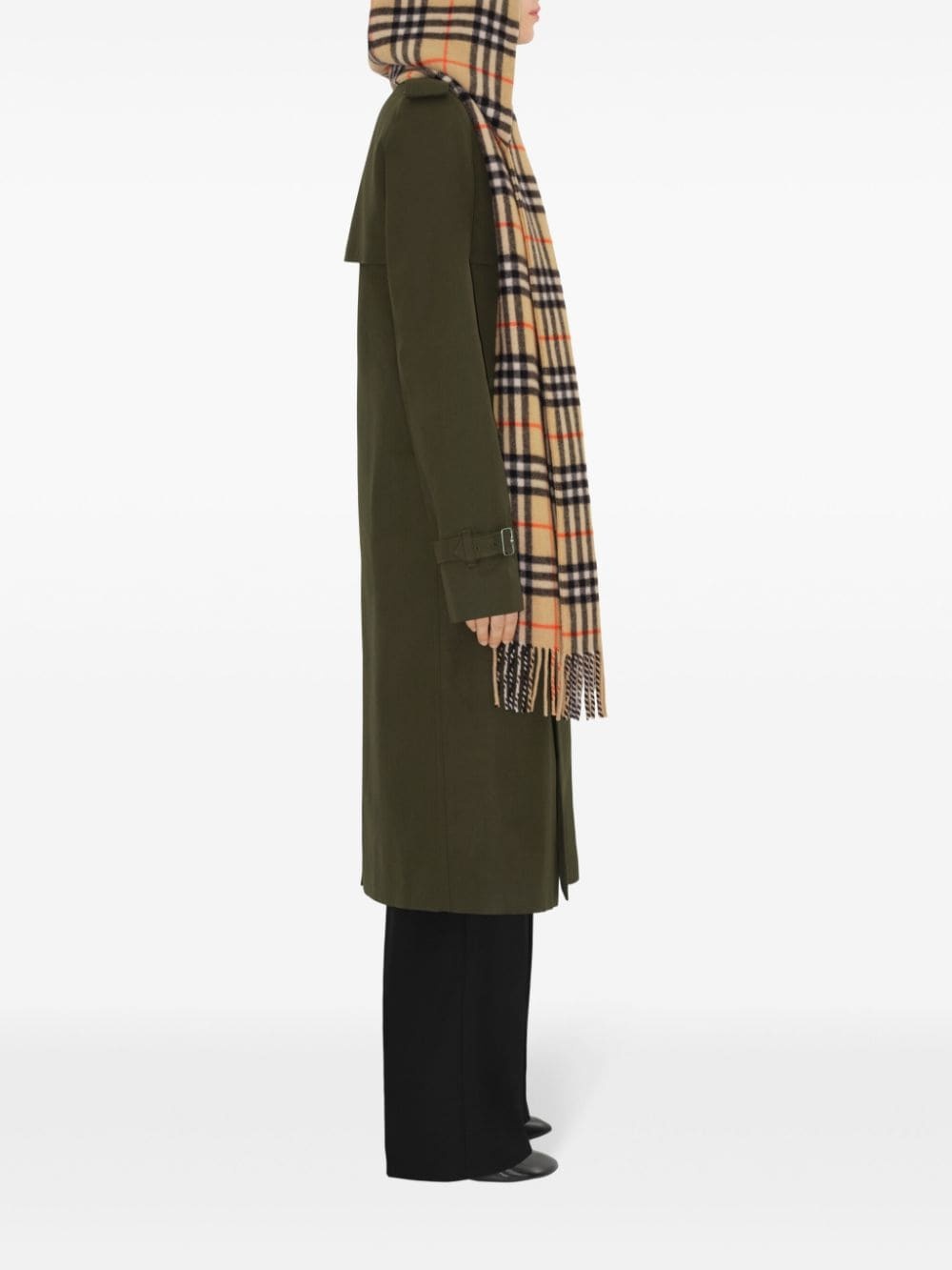hooded cashmere scarf - 3