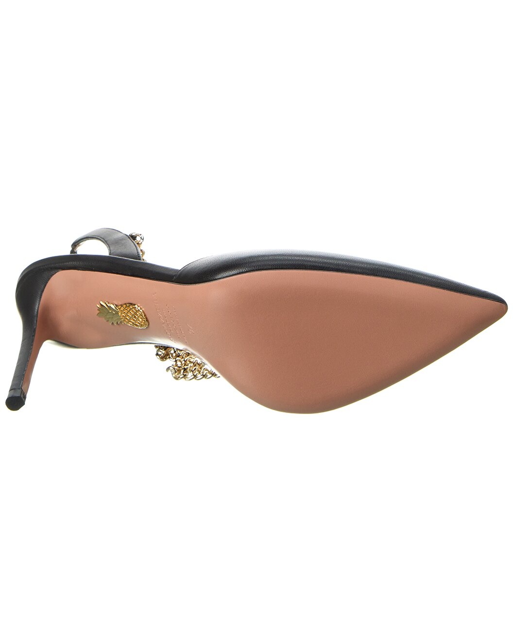 Aquazzura Flash 85 Leather Slingback Pump - 4