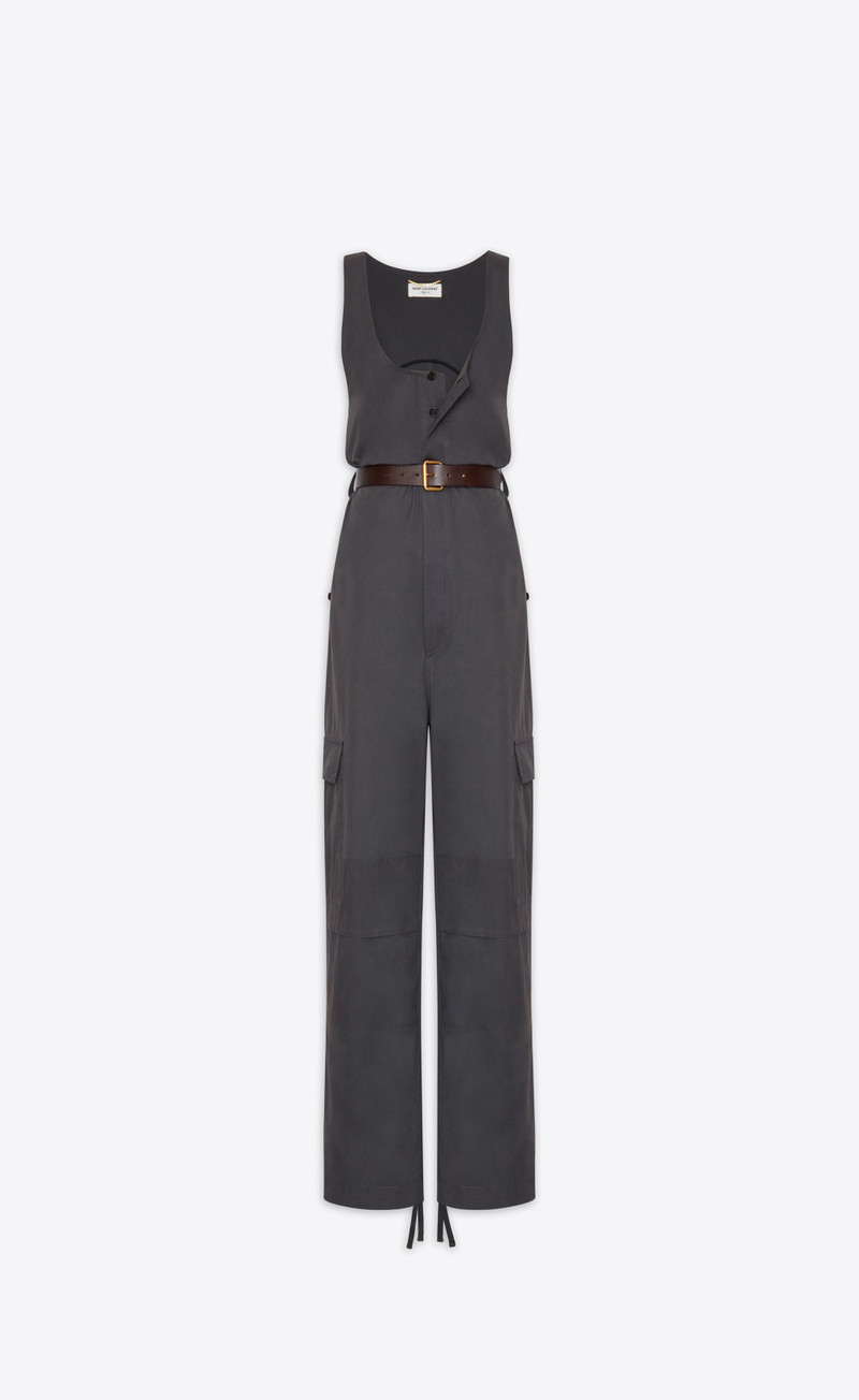 cassandre jumpsuit in cotton twill - 1
