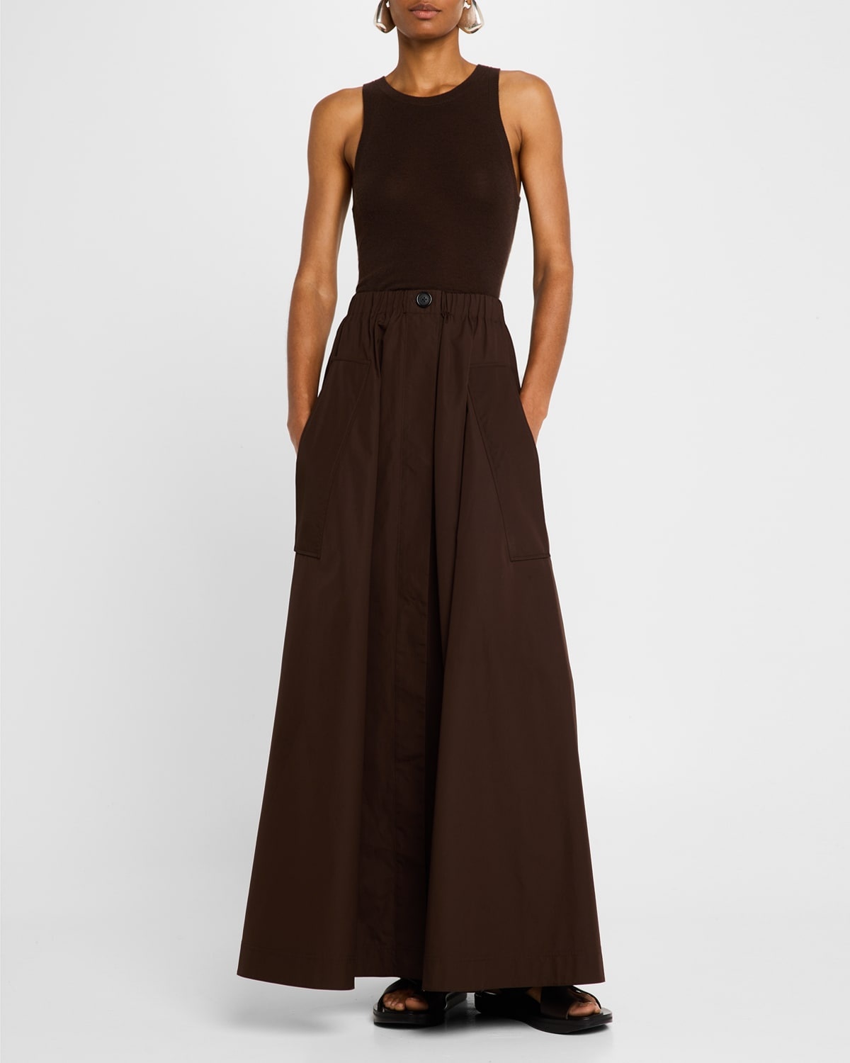 Parachute Maxi Skirt - 1