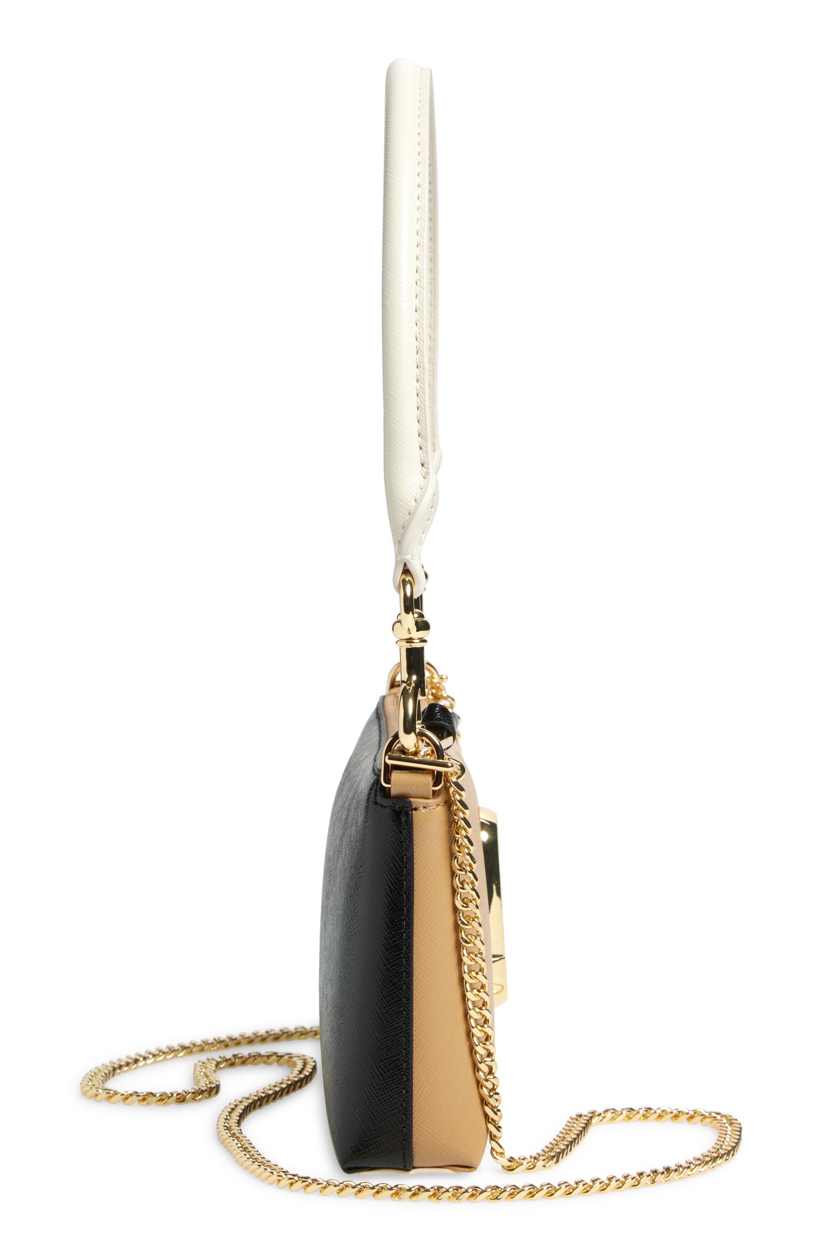 Marc Jacobs The Pochette Colorblock Top Handle Bag in Camel Multi at Nordstrom - 6