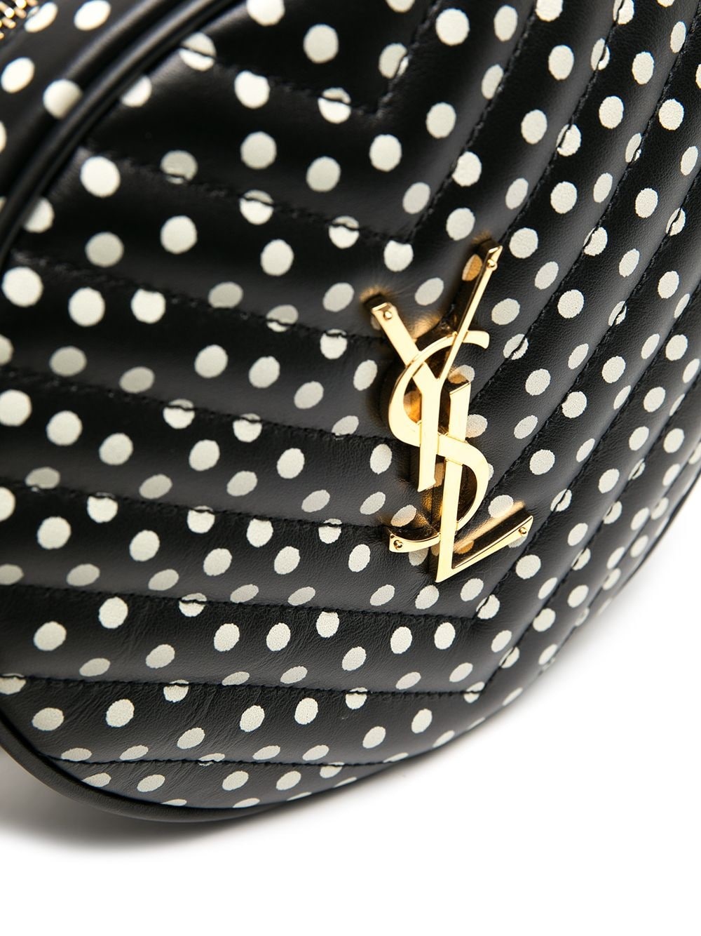 Vinyle polka dot crossbody bag - 4