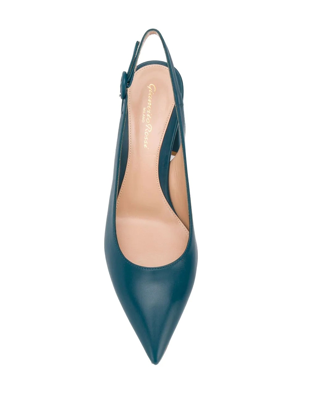 slingback block heel pumps - 4