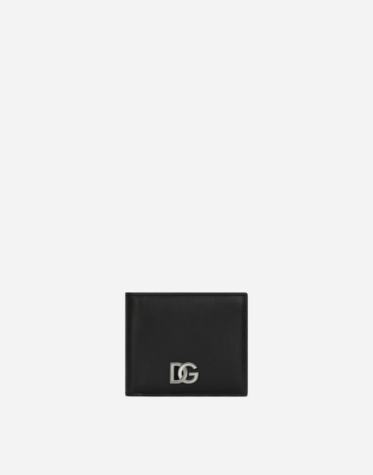Calfskin nappa wallet with DG logo - 1