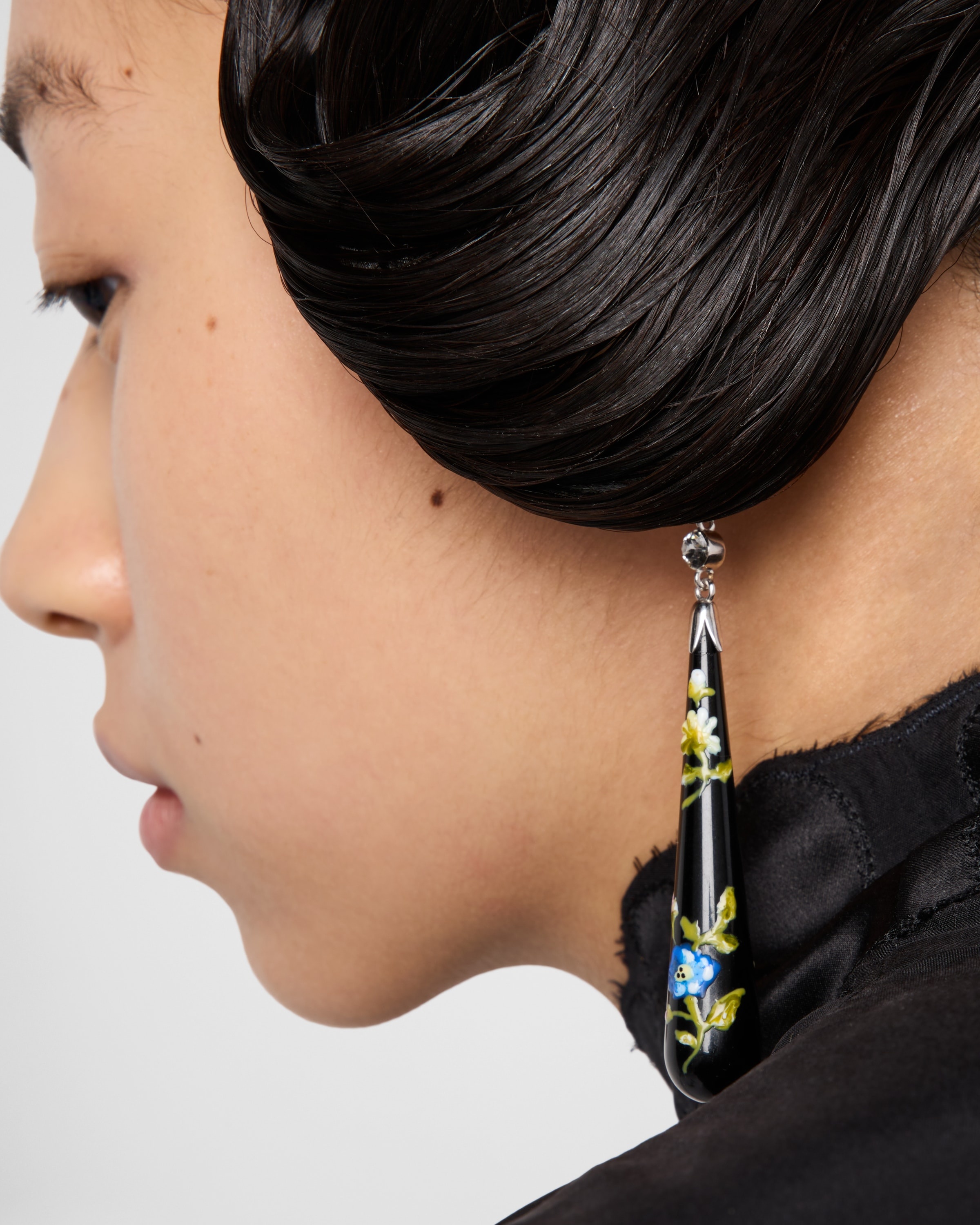 Plexiglas and metal earrings - 4