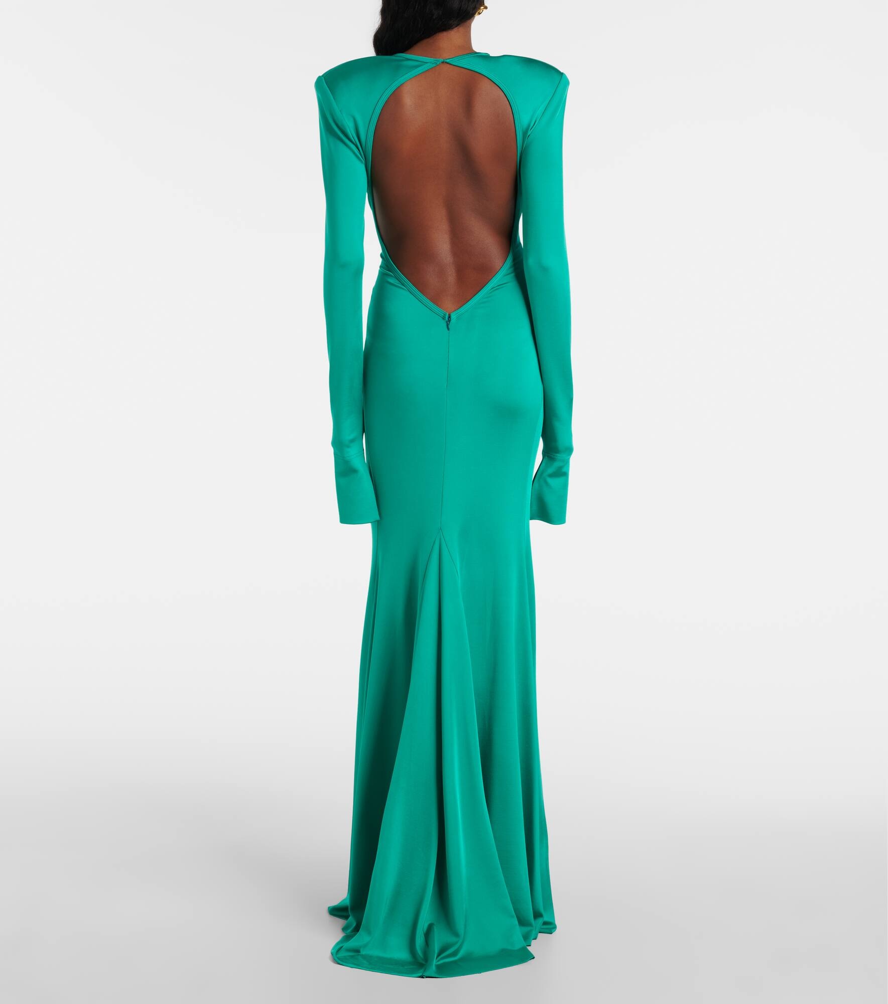 Open-back gown - 3