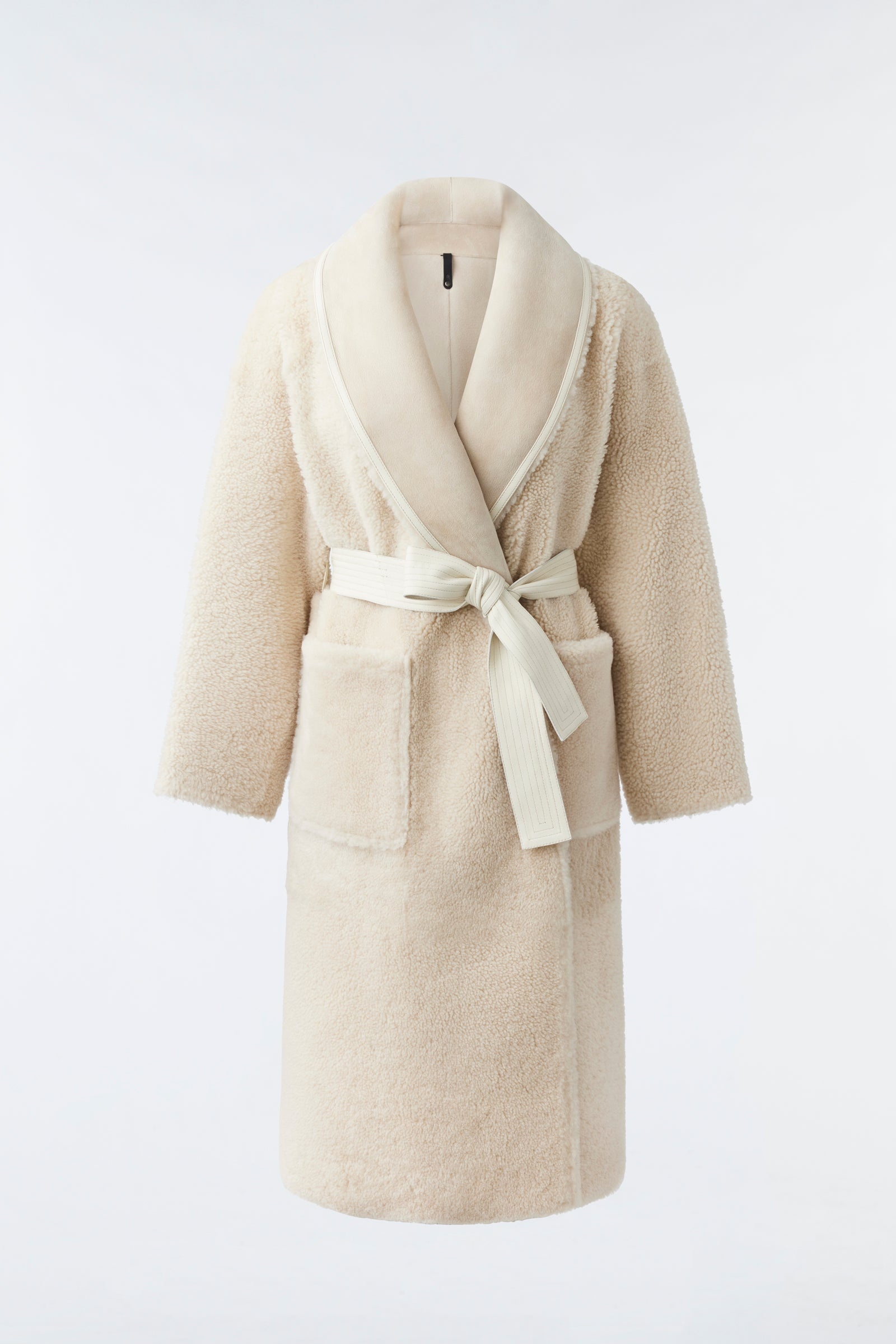 HANA 2-in-1 shearling robe coat - 1