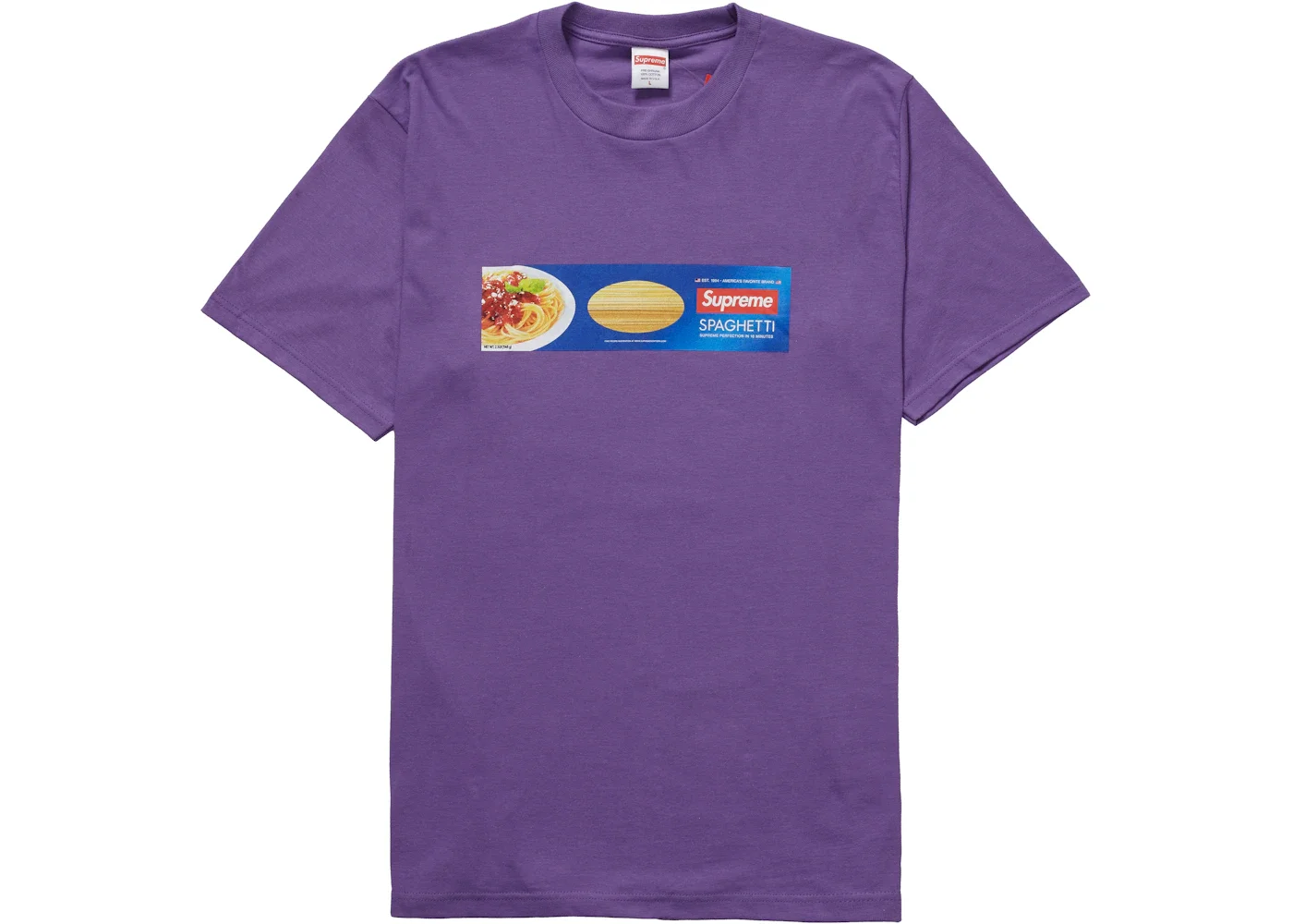 Supreme Spaghetti Tee Purple - 1