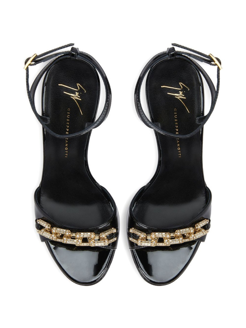 Evry crystal-embellished sandals 3
