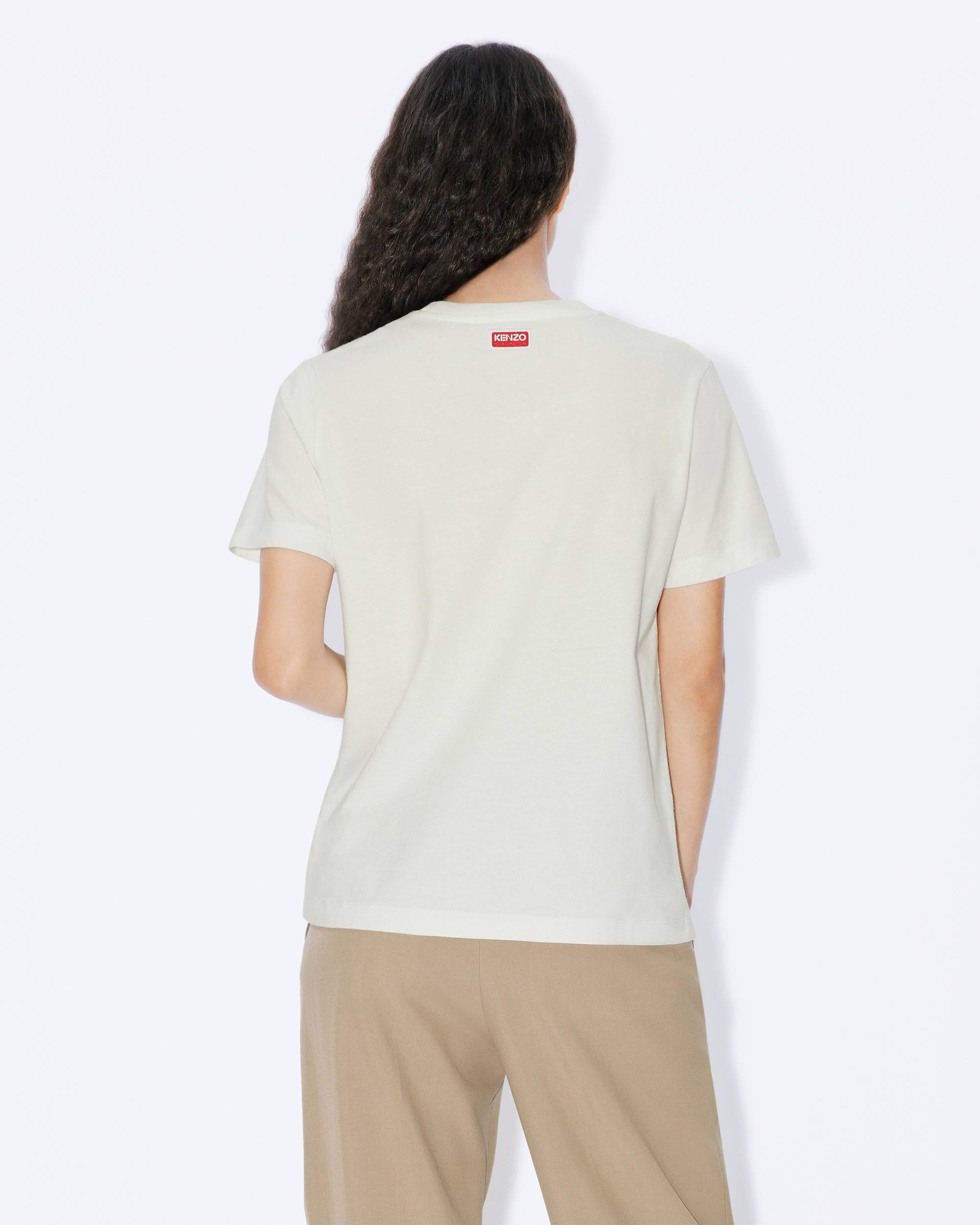 'Varsity Tiger' loose embroidered T-shirt. - 4