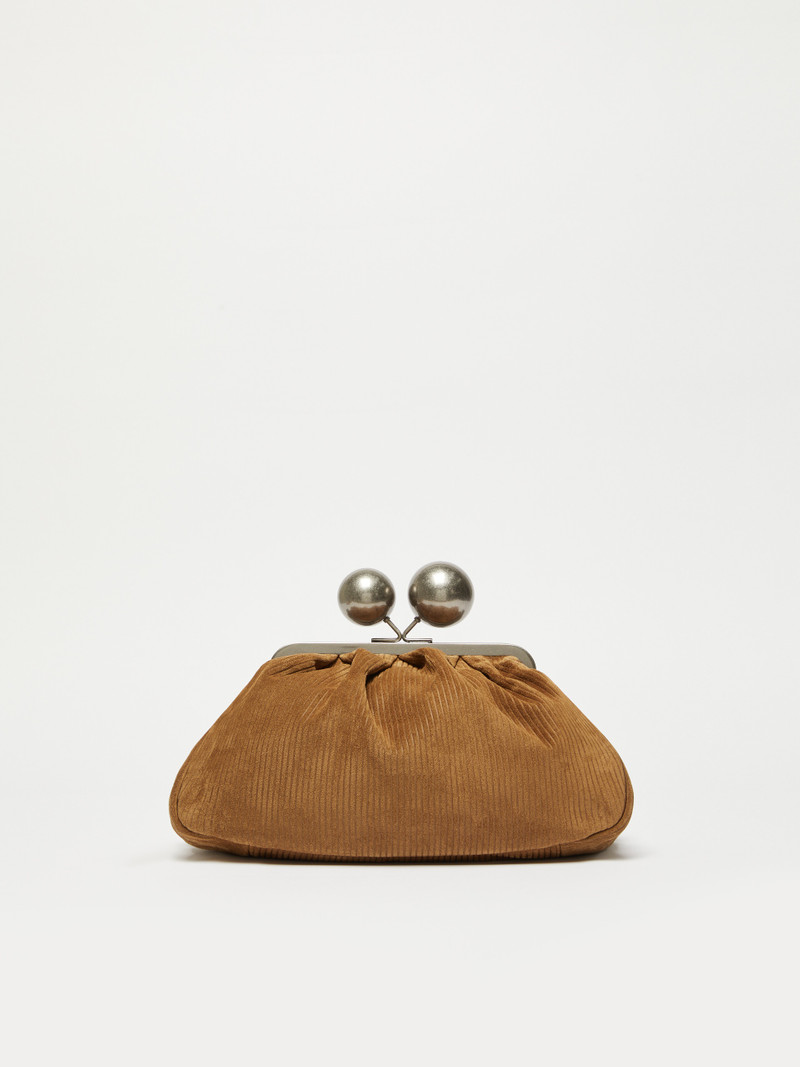 DESTINO Medium ribbed suede Pasticcino Bag 3
