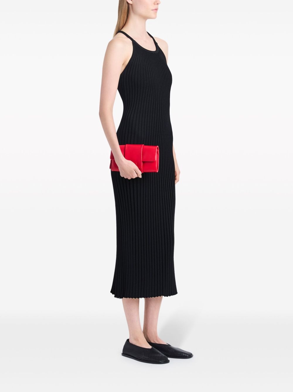 Flip leather shoulder bag - 3