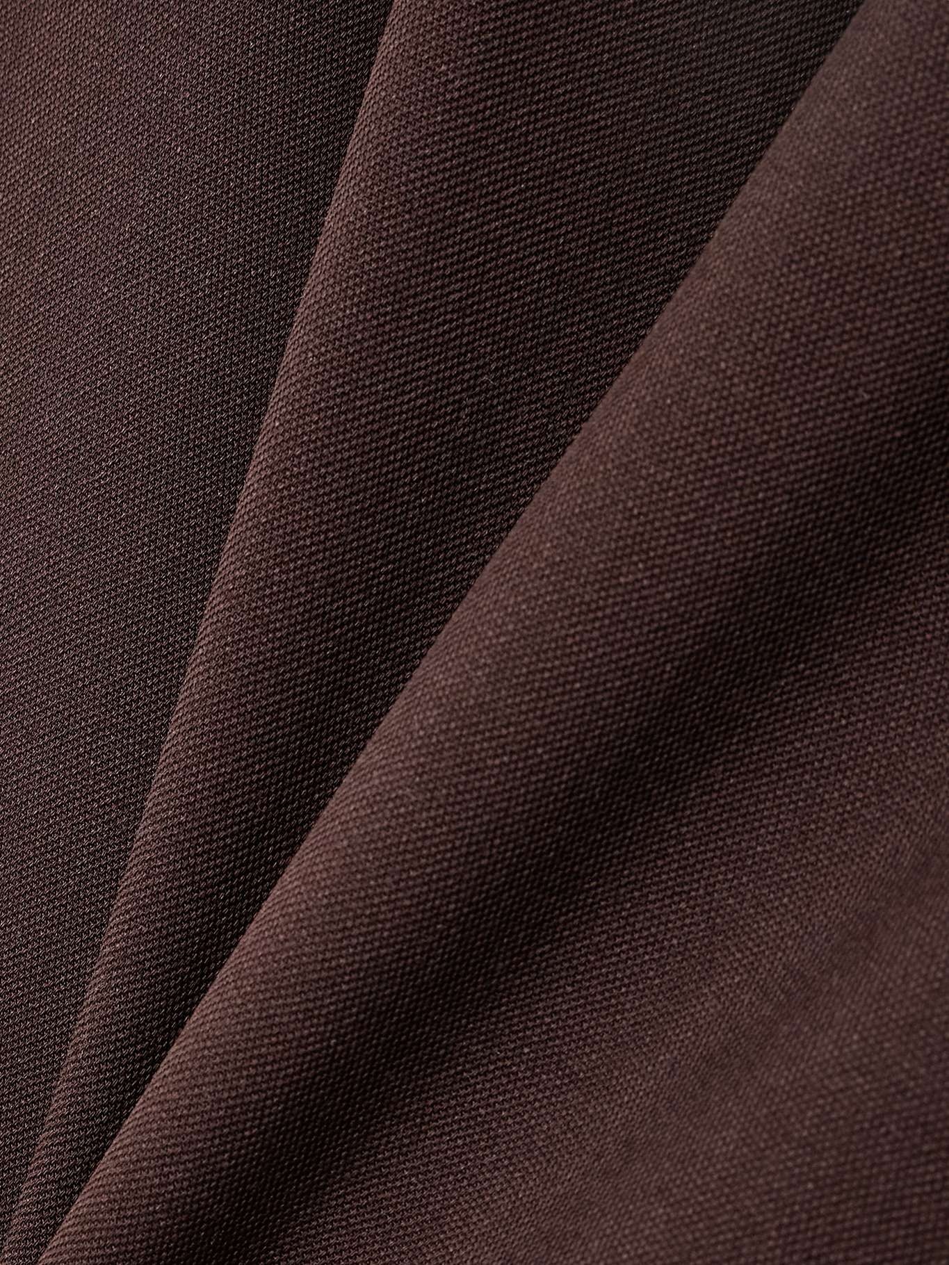 Wool straight-leg pants Brown - 5