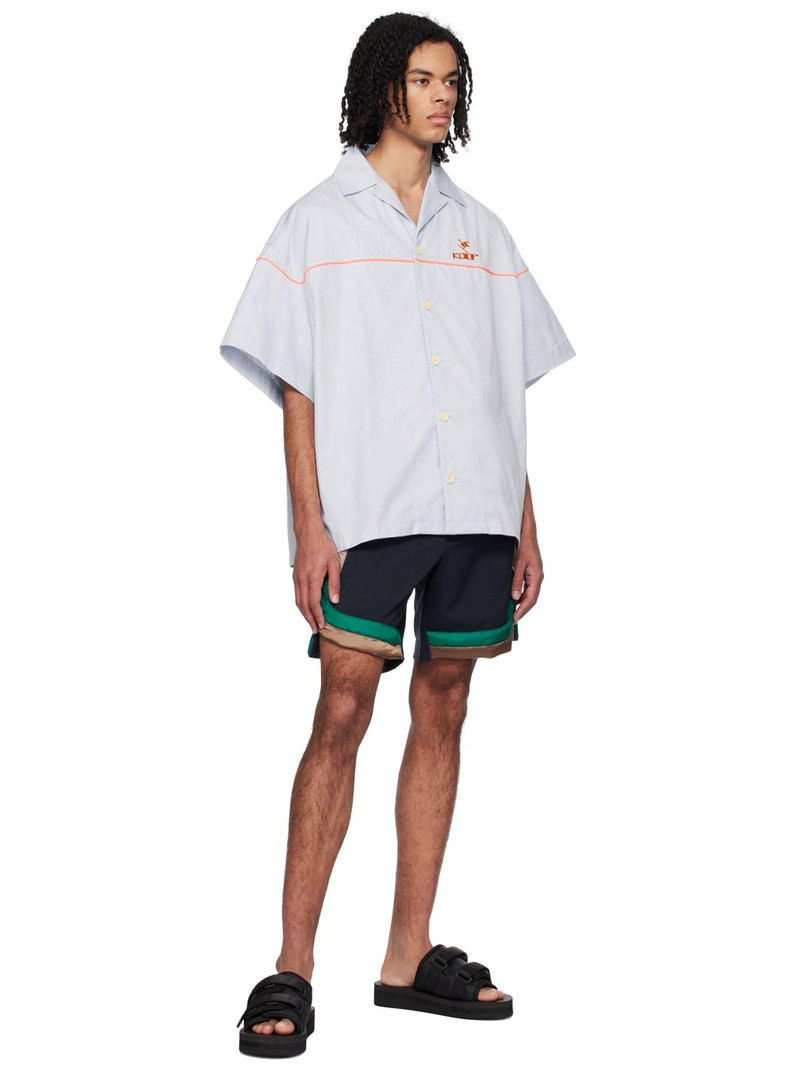 Kolor Blue Oversized Shirt outlook