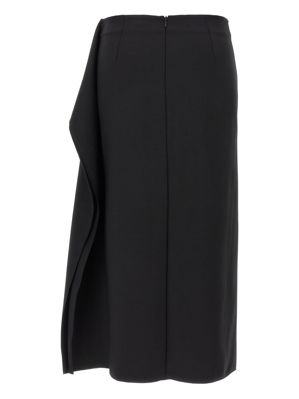 Giambo ruffle side-slit midi skirt - 3