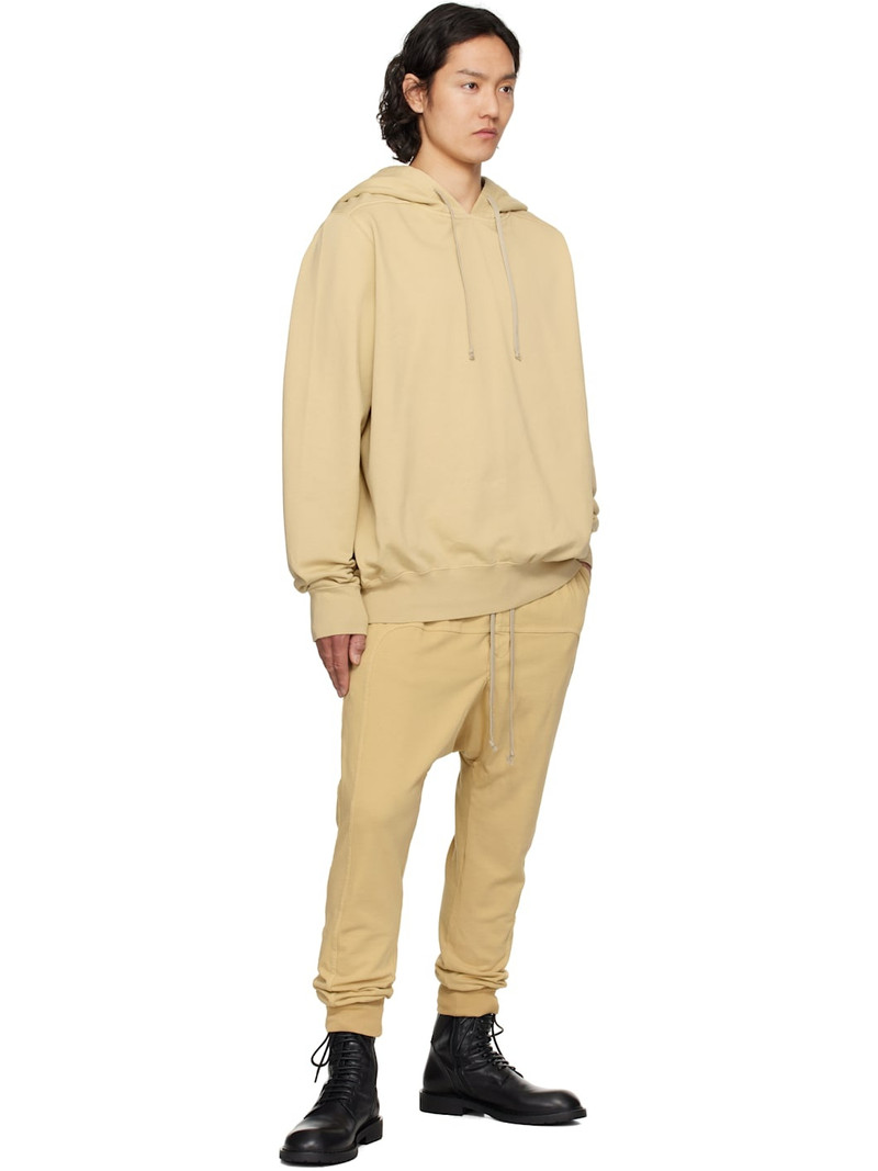 Rick Owens DRKSHDW Beige Hollywood Drawstring Sweatpants outlook