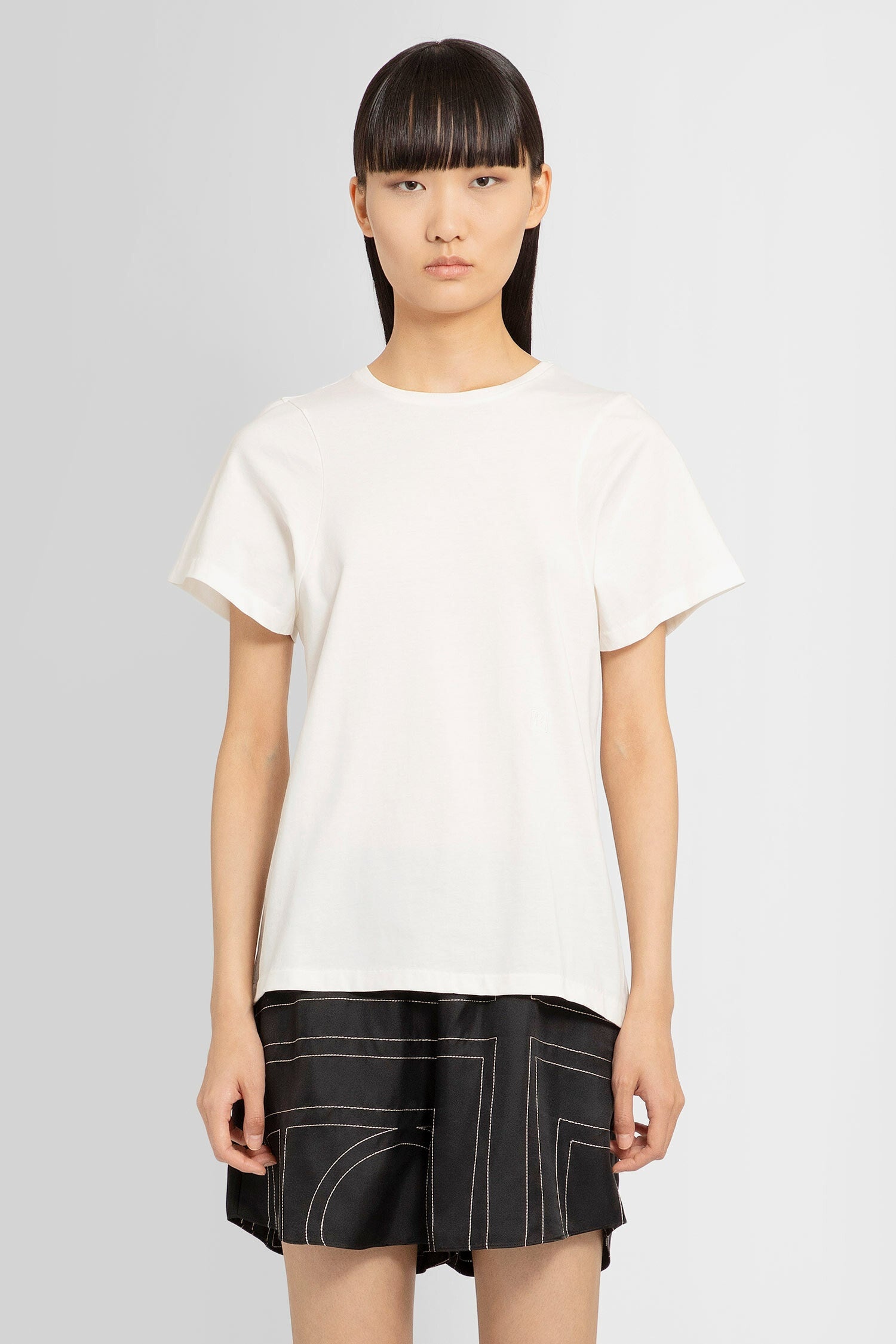 Totême TOTEME WOMAN WHITE T-SHIRTS | REVERSIBLE