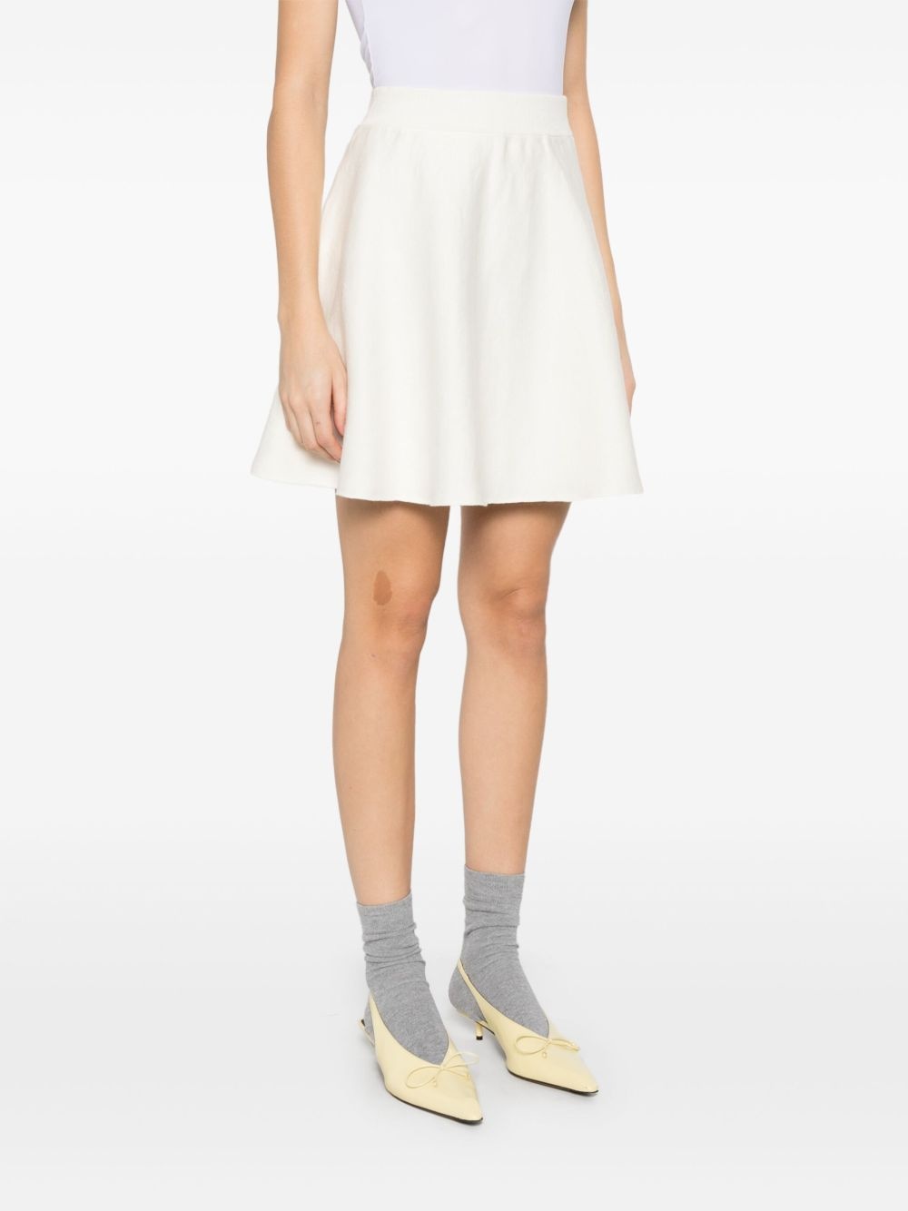 firm-knit mini skirt - 3