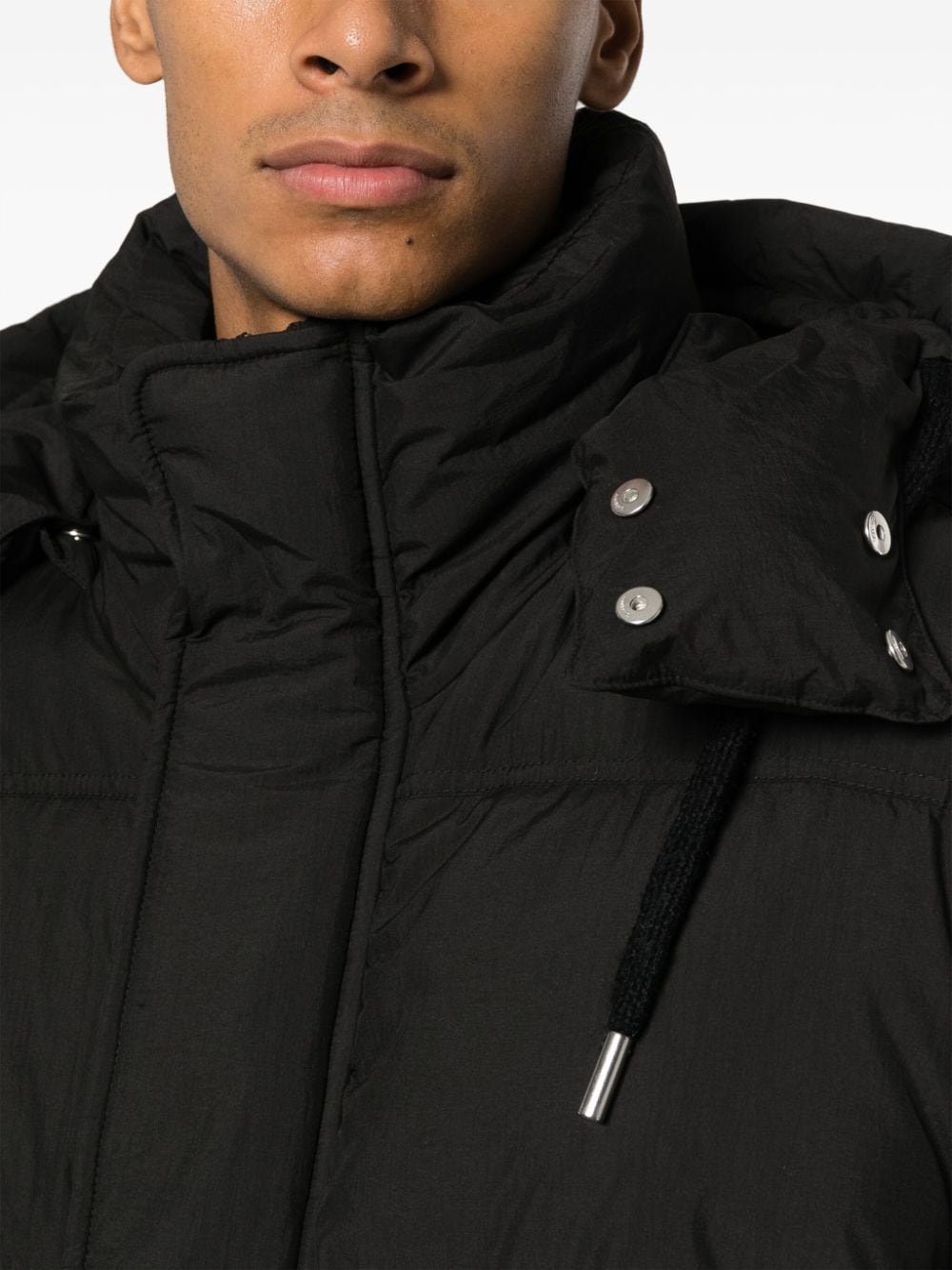 hooded padded gilet - 5