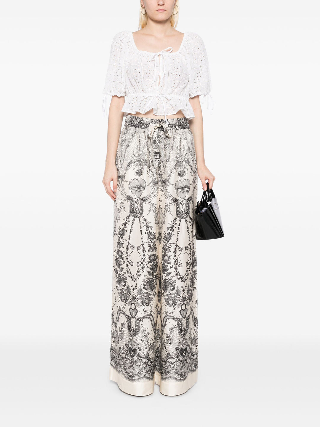Crush Draw Waist Pants - 2