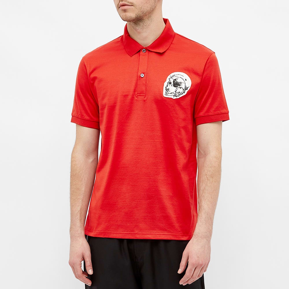 Alexander McQueen Skull Badge Polo Shirt - 4