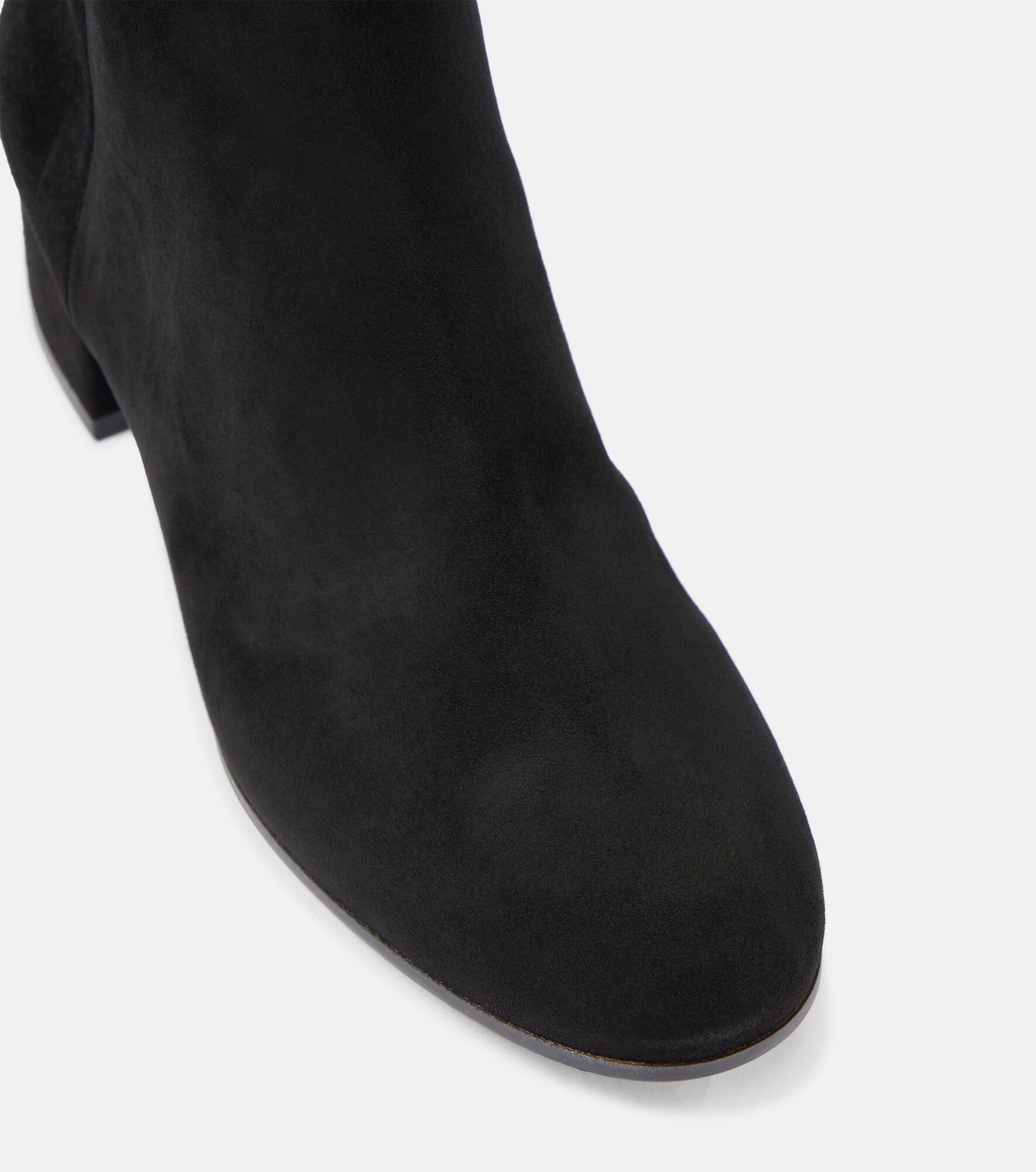 Suede knee-high boots - 6