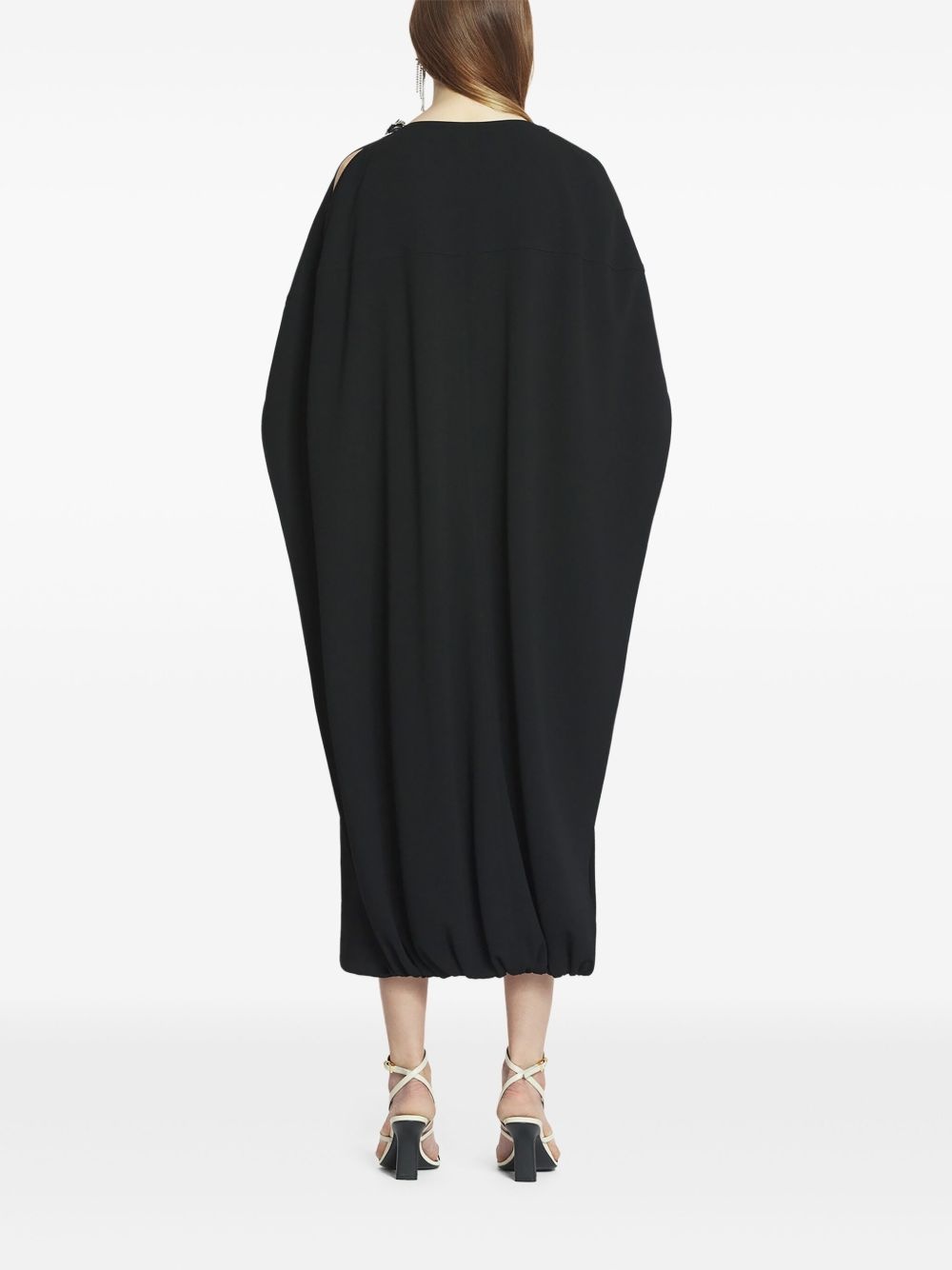 appliqué-detail midi dress - 3