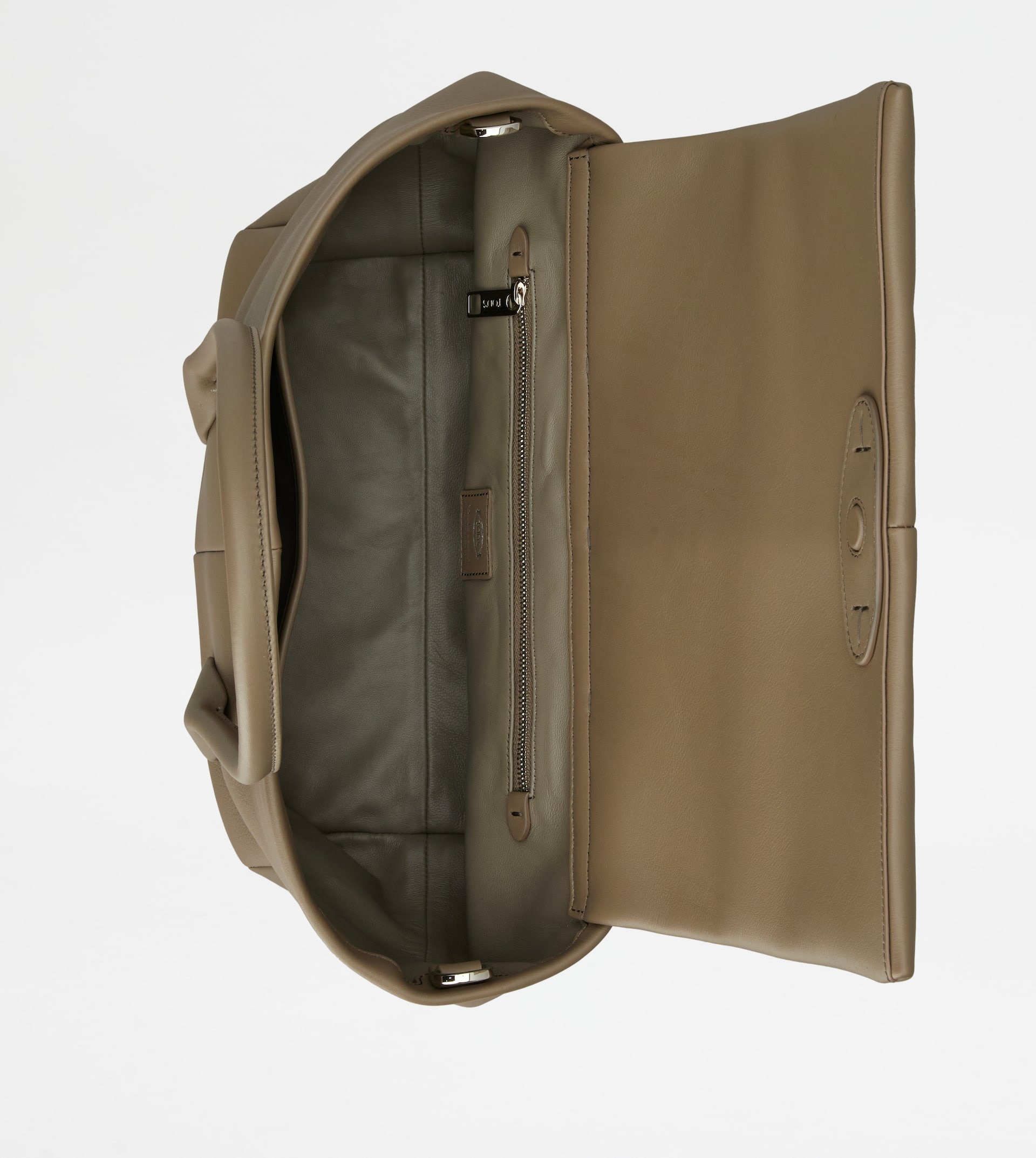 TOD'S DI BAG REVERSE IN LEATHER SMALL - BROWN - 7