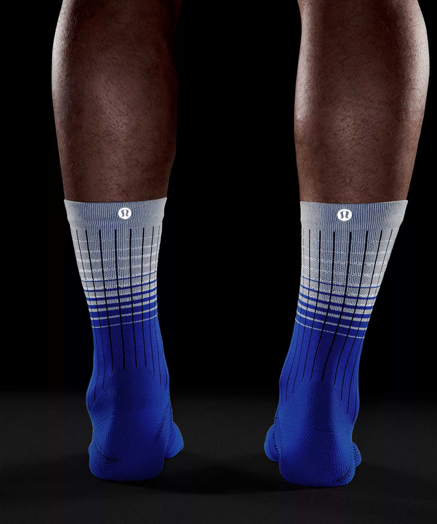 Men's Power Stride Crew Socks *Reflective - 4
