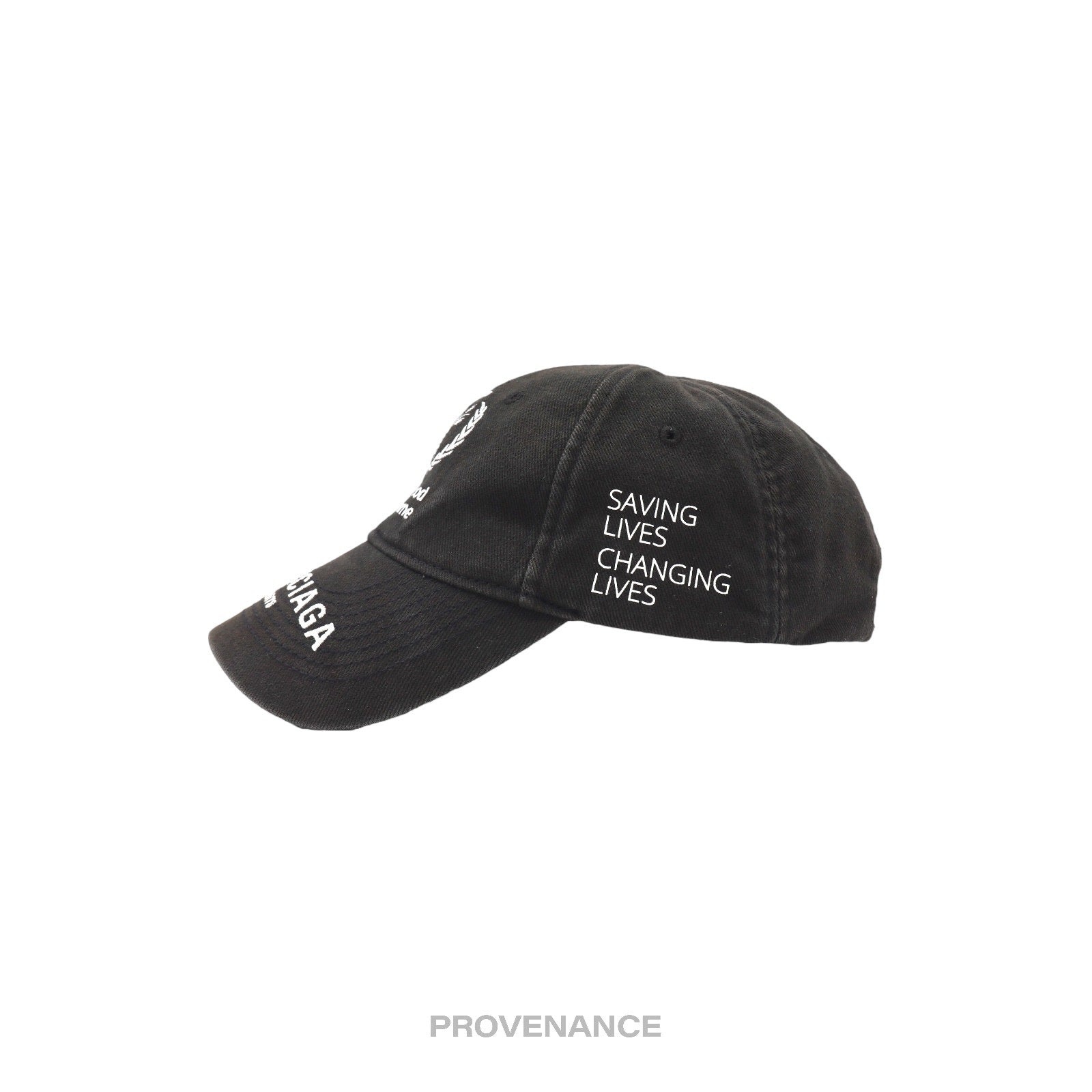 Balenciaga WFP World Food Programme Cap - Washed Black - 5