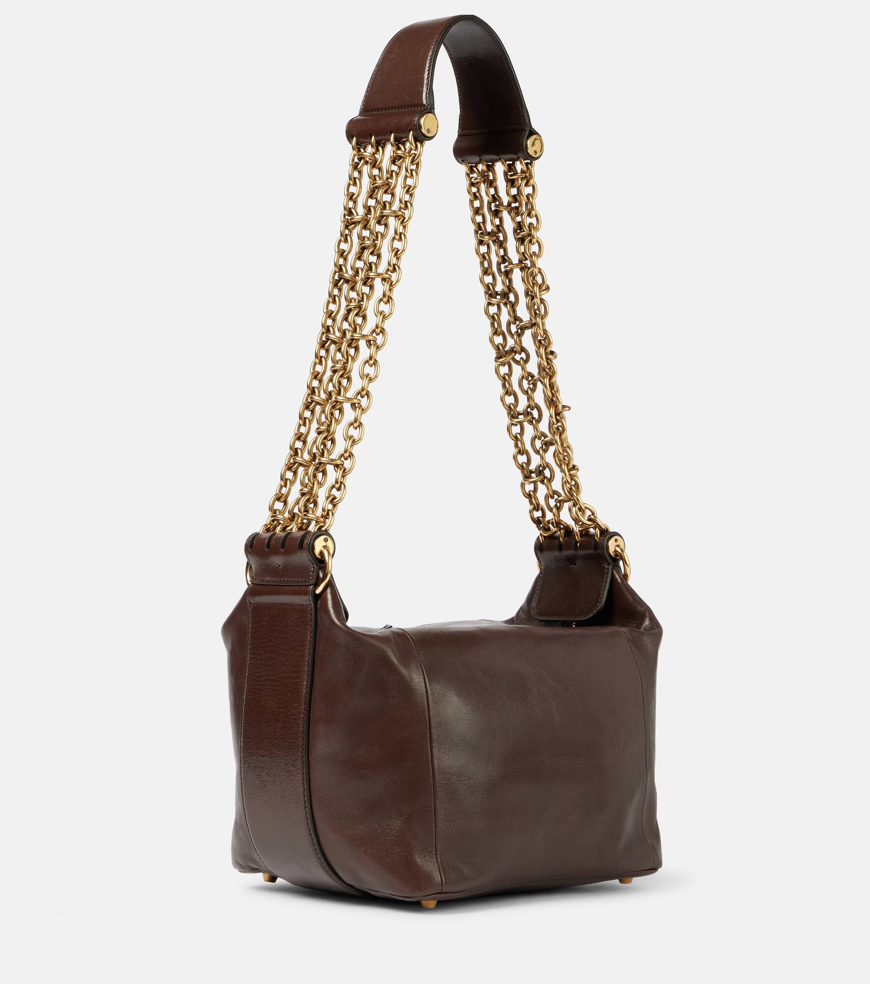Camera Small leather shoulder bag - 4