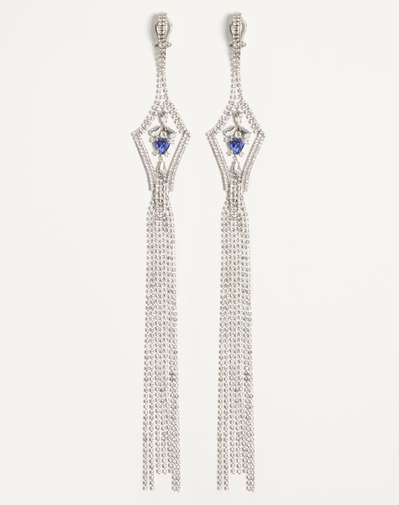 RÊVE RADIEUX METAL AND CRYSTAL EARRINGS 1