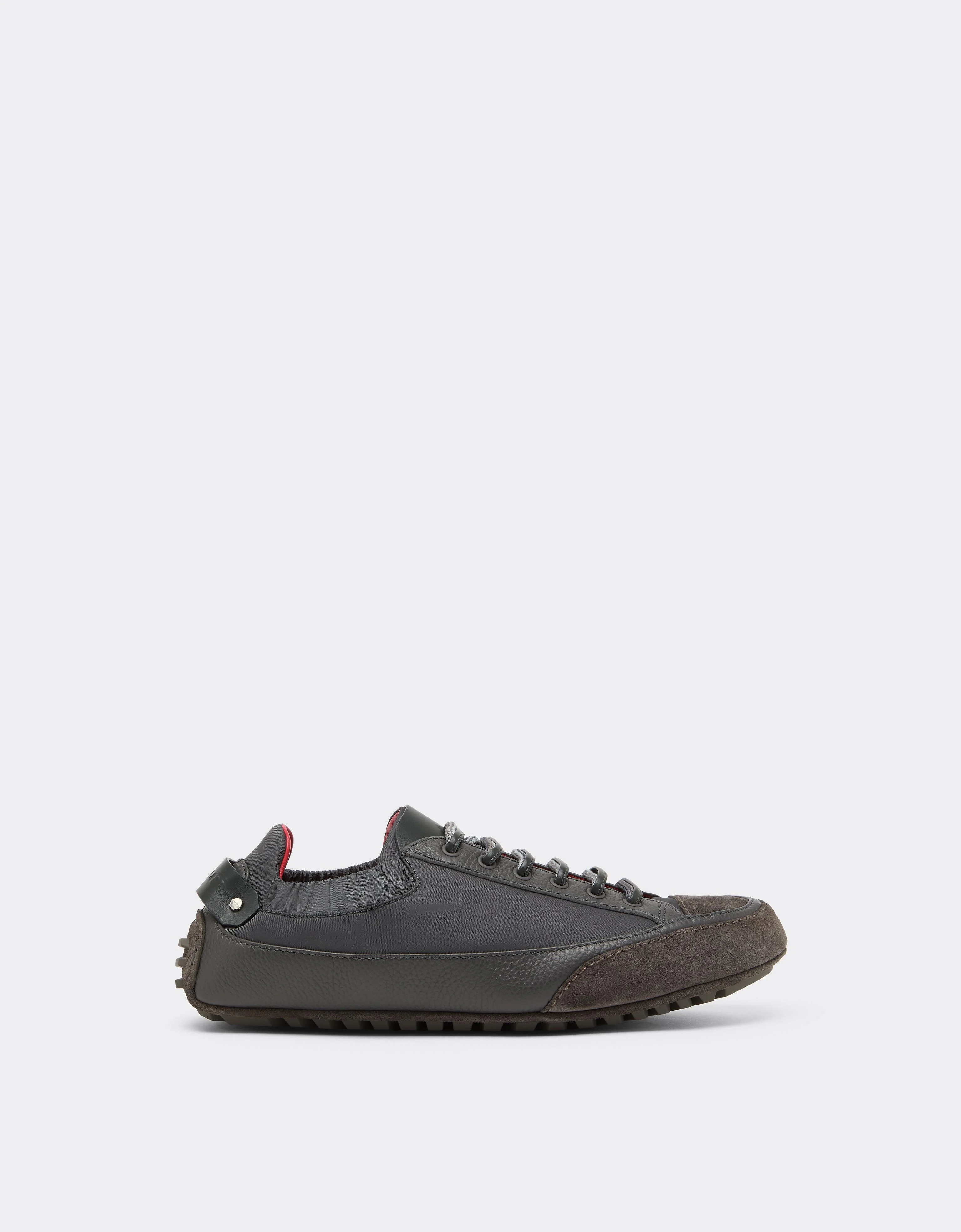 Leather and Suede Driver Trainers - 1