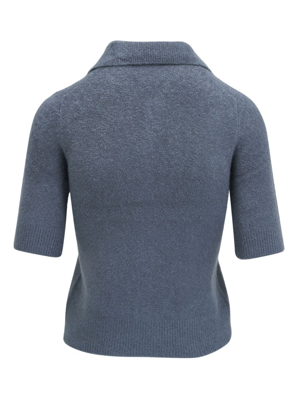 bouclé polo shirt - 2
