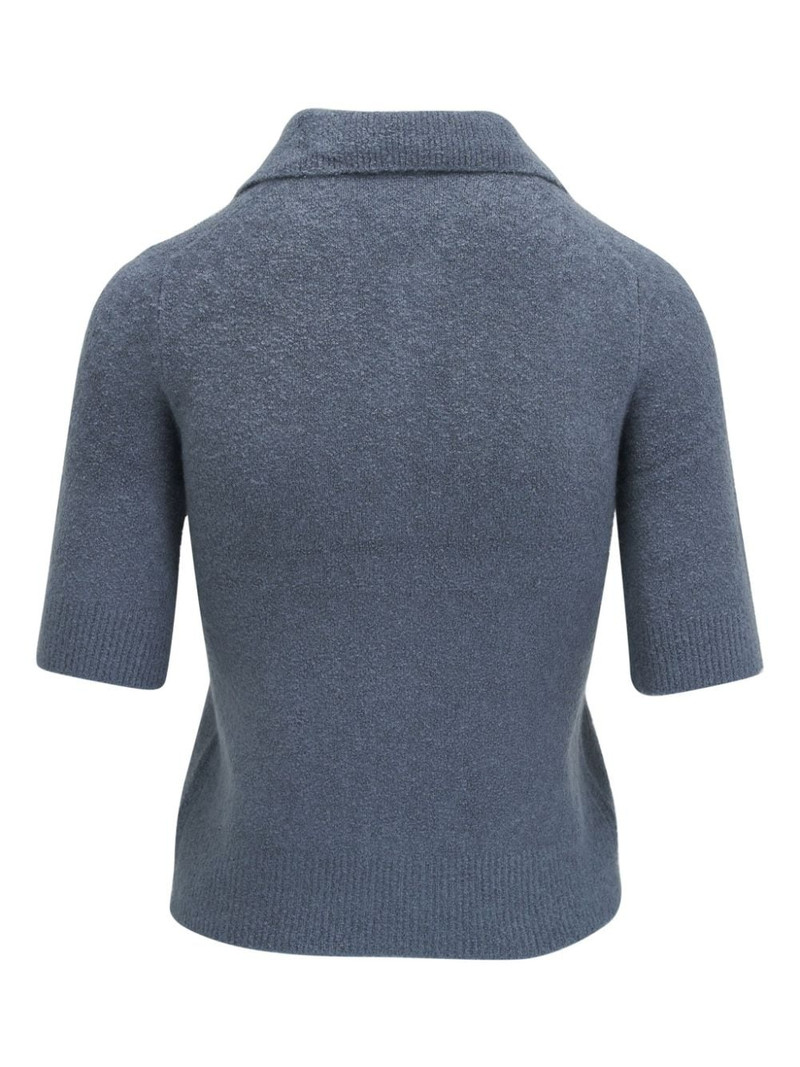 Vince bouclé polo shirt outlook