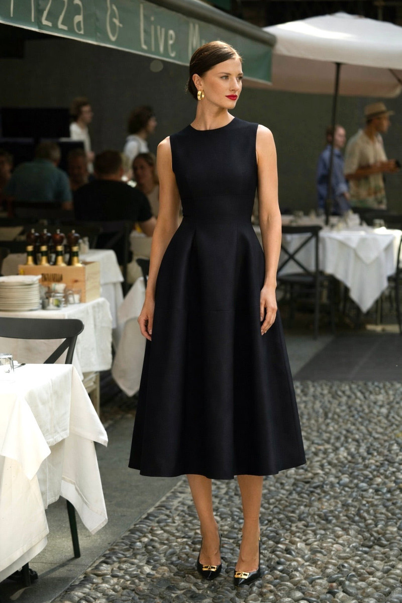 Mirienne Acetate Wool Dress 1