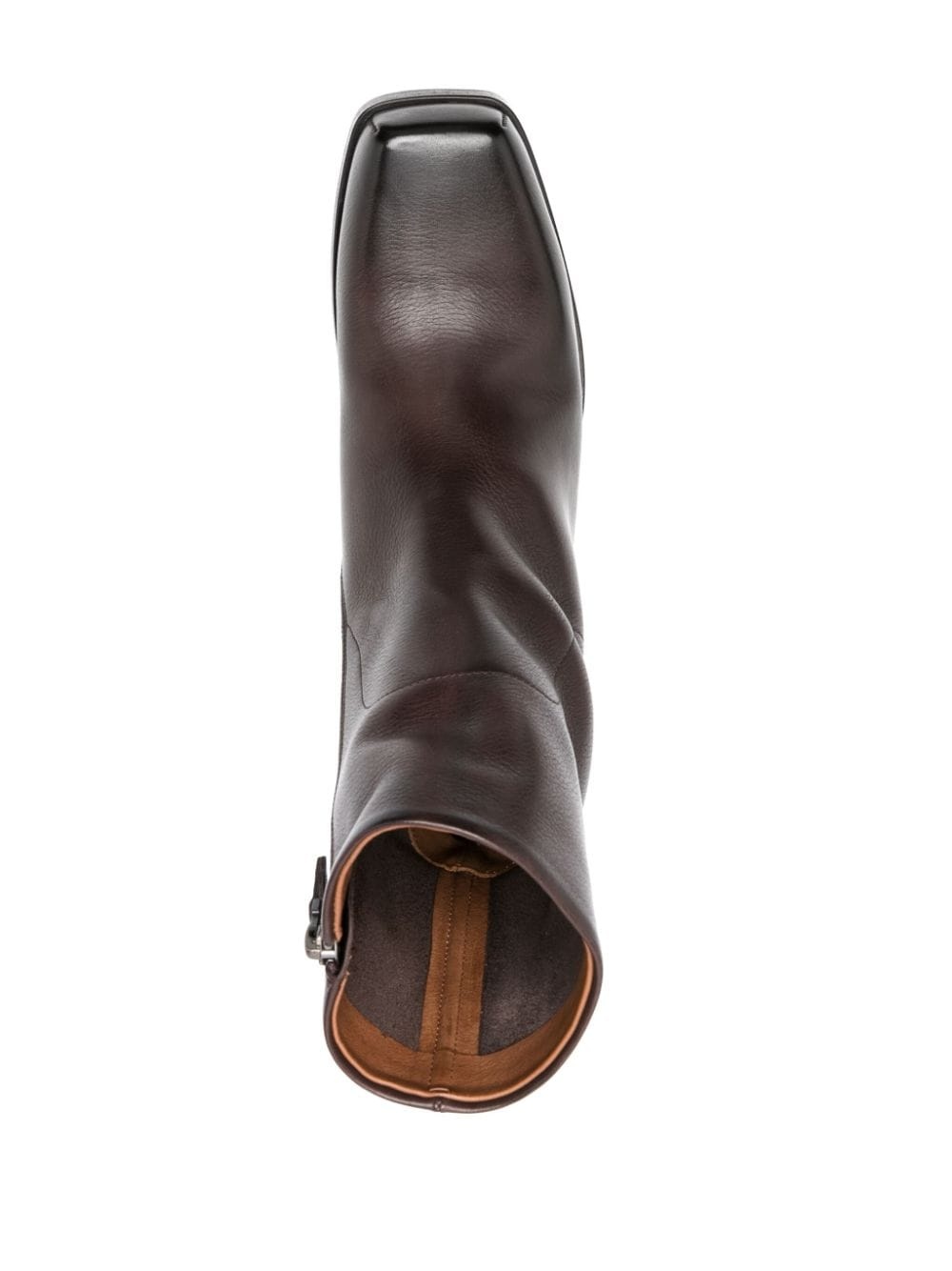 Cassello square-toe leather boots - 4