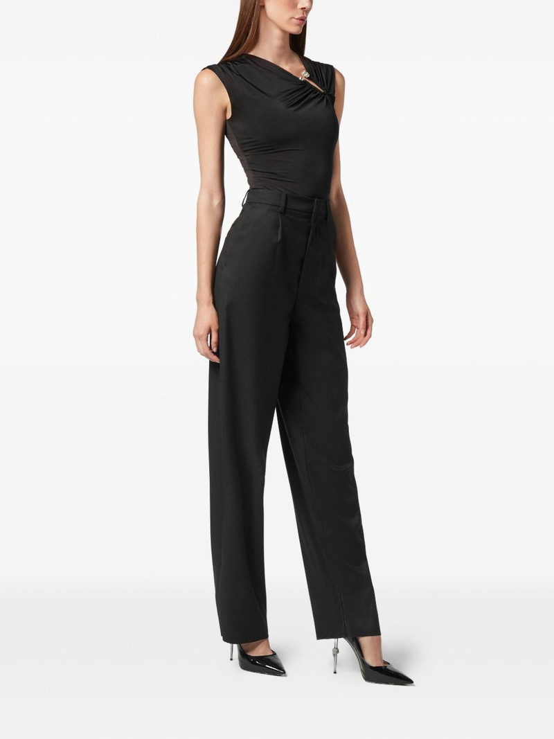 PHILIPP PLEIN high-rise tailored trousers outlook