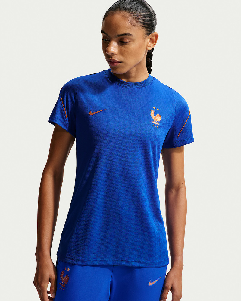 FFF Strike Women's Nike Soccer Dri-FIT Short-Sleeve Top 1
