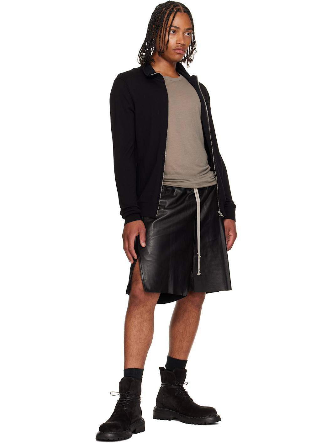 Black Carrucola Combat Boots - 5